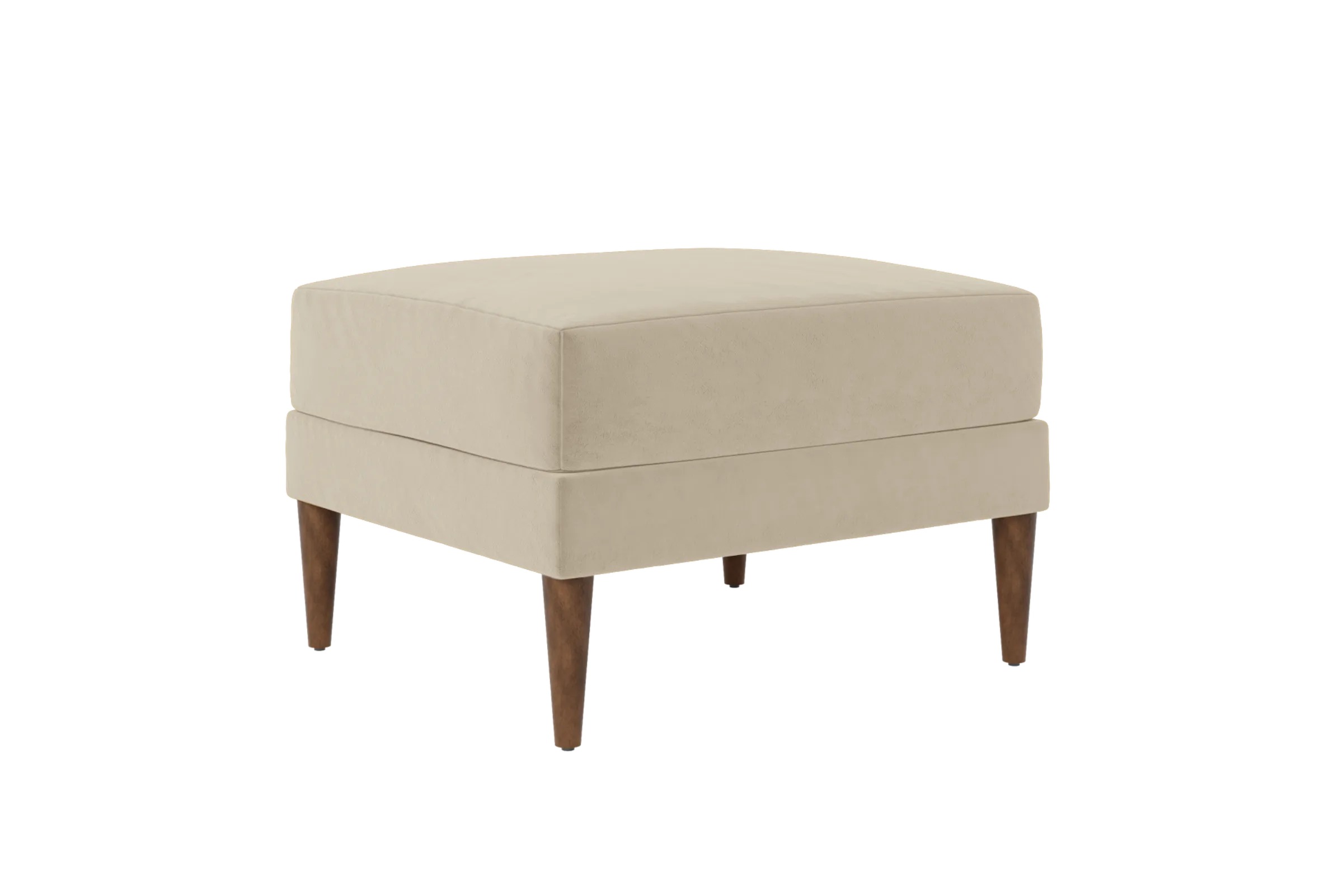 The Essential Ottoman in Recycled Velvet