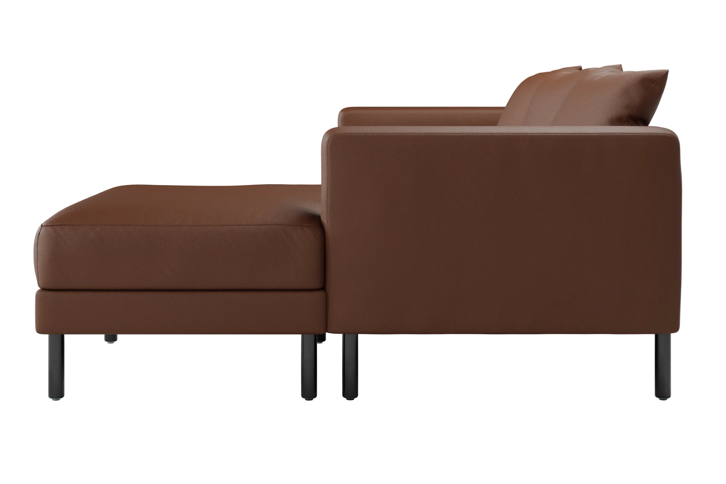 The Essential Sectional in Cactus Leather