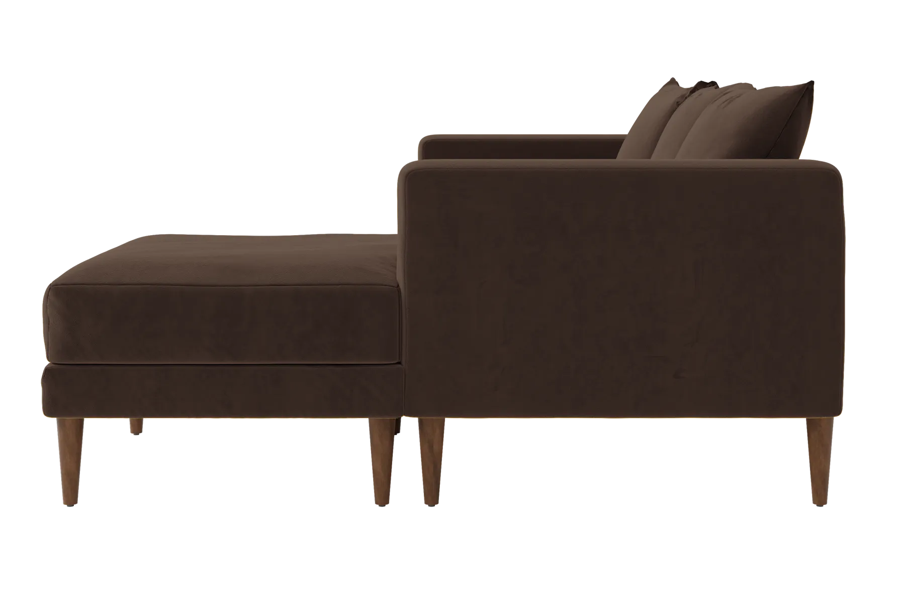 The Essential Sectional in Recycled Velvet