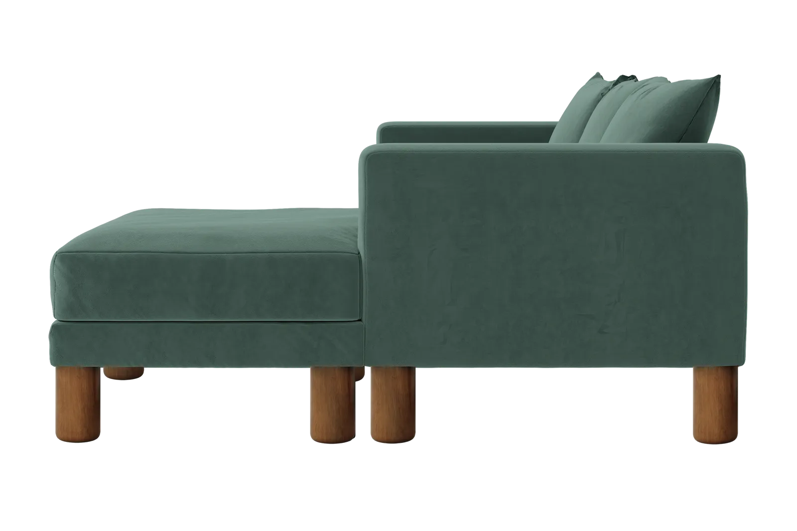 The Essential Sectional in Recycled Velvet