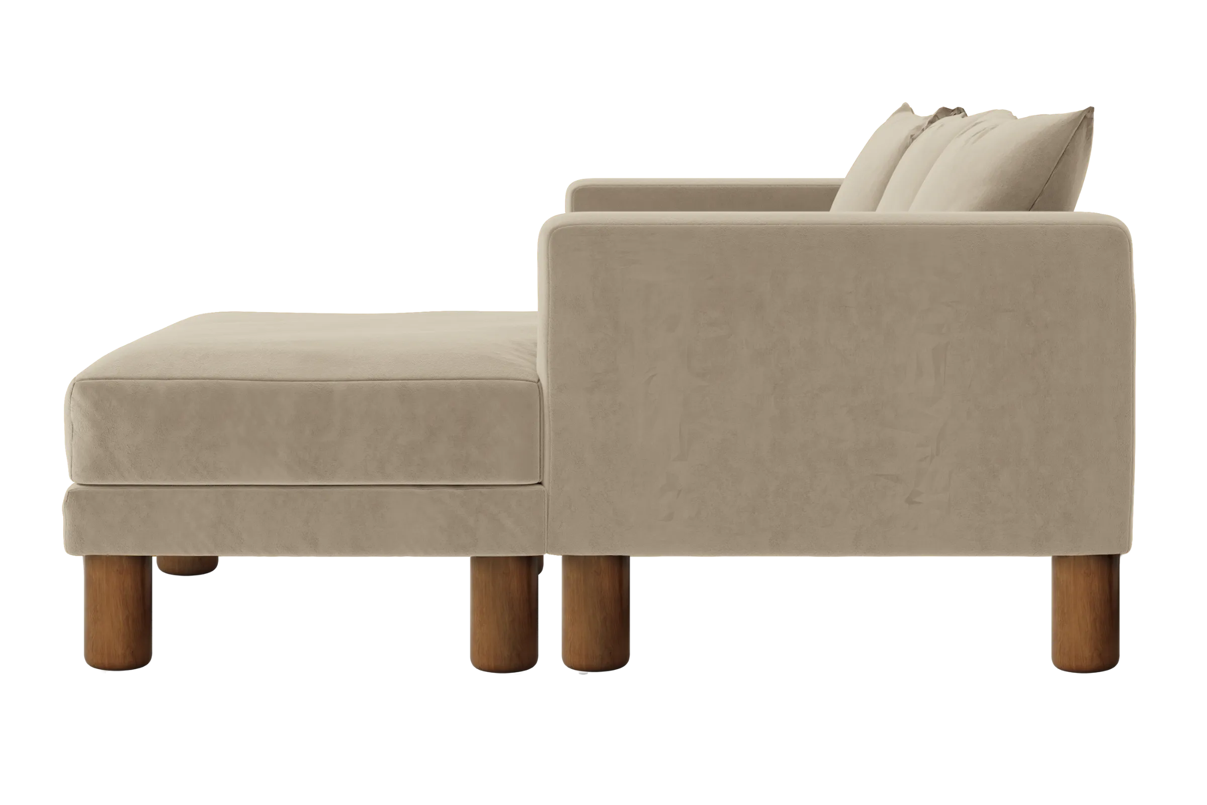 The Essential Sectional in Recycled Velvet