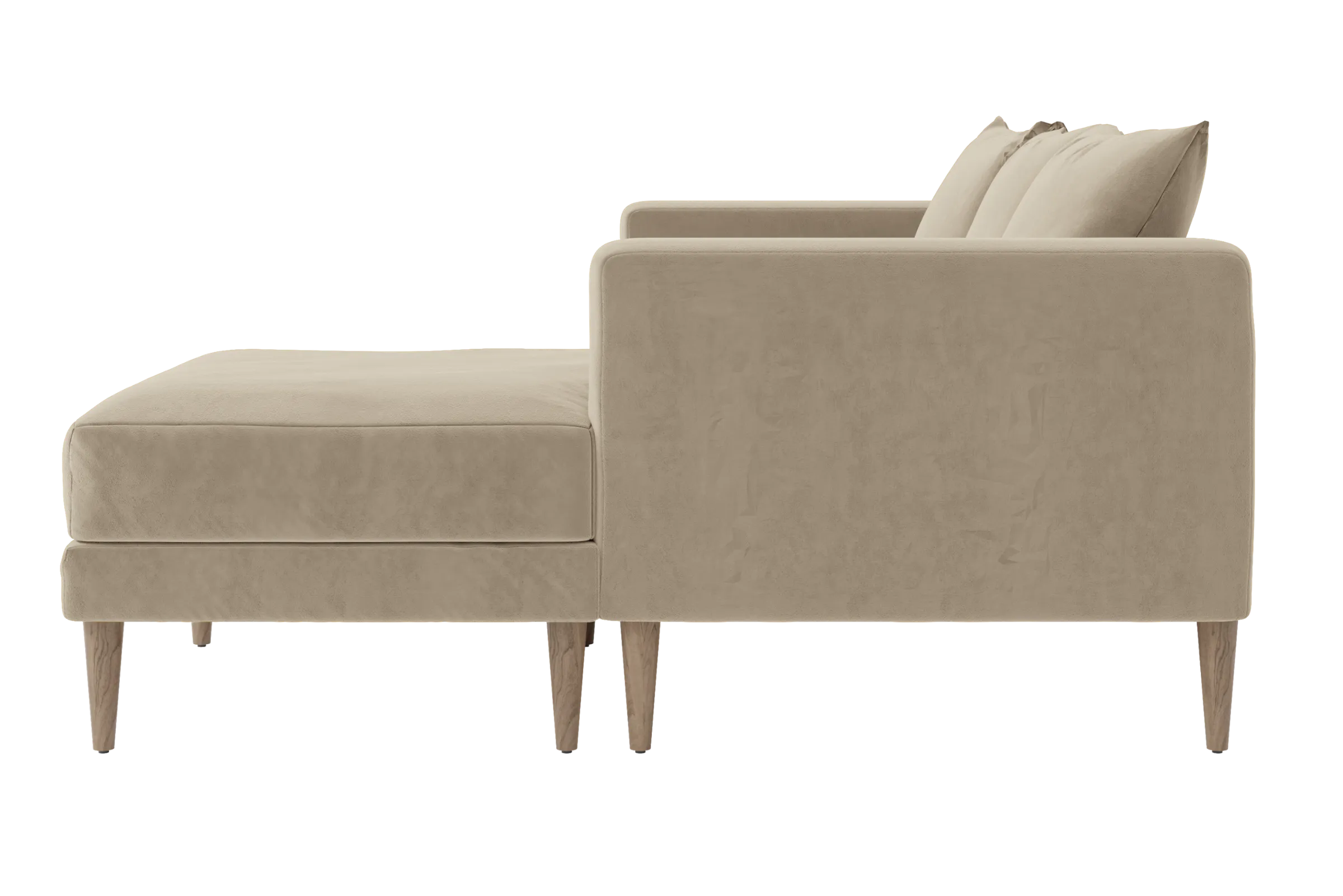 The Essential Sectional in Recycled Velvet