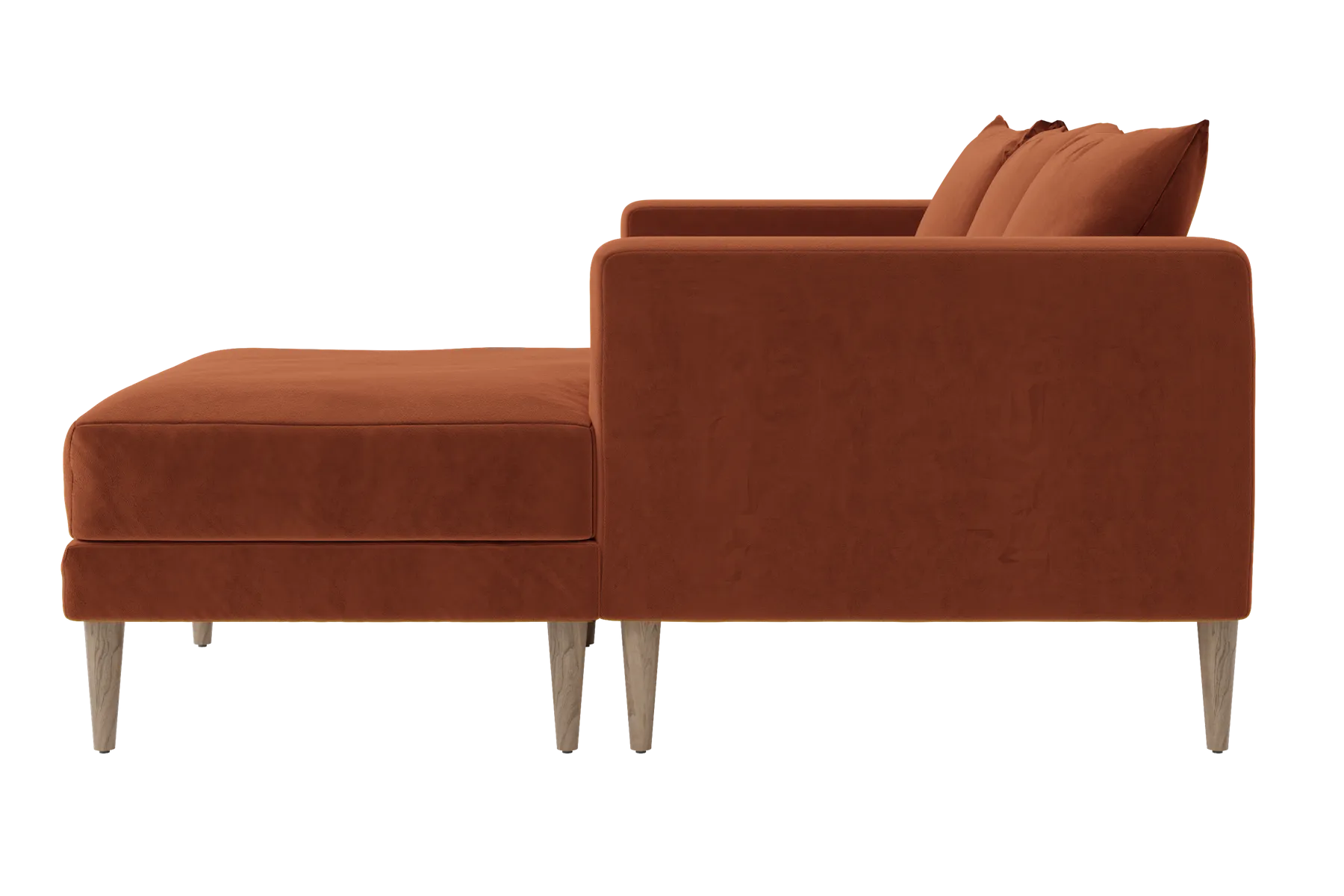 The Essential Sectional in Recycled Velvet