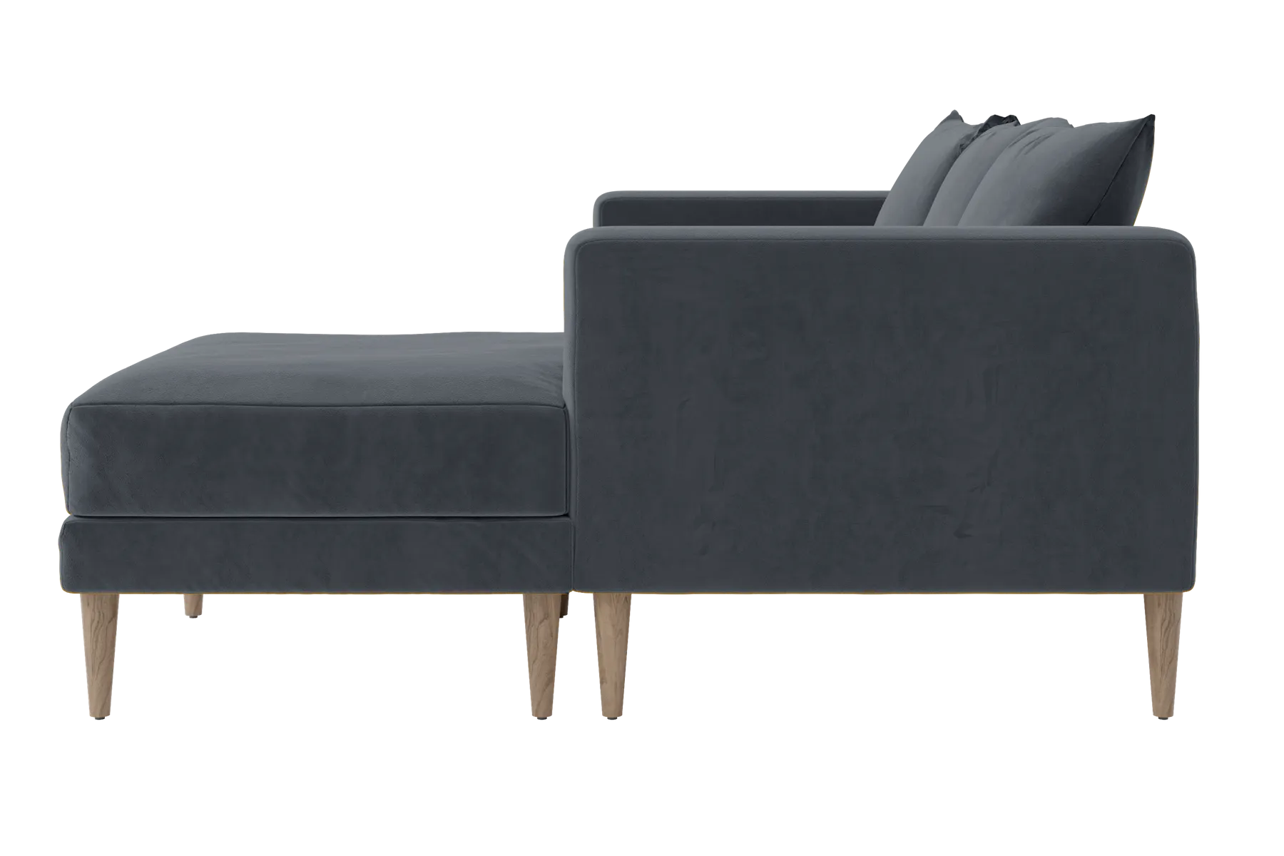 The Essential Sectional in Recycled Velvet