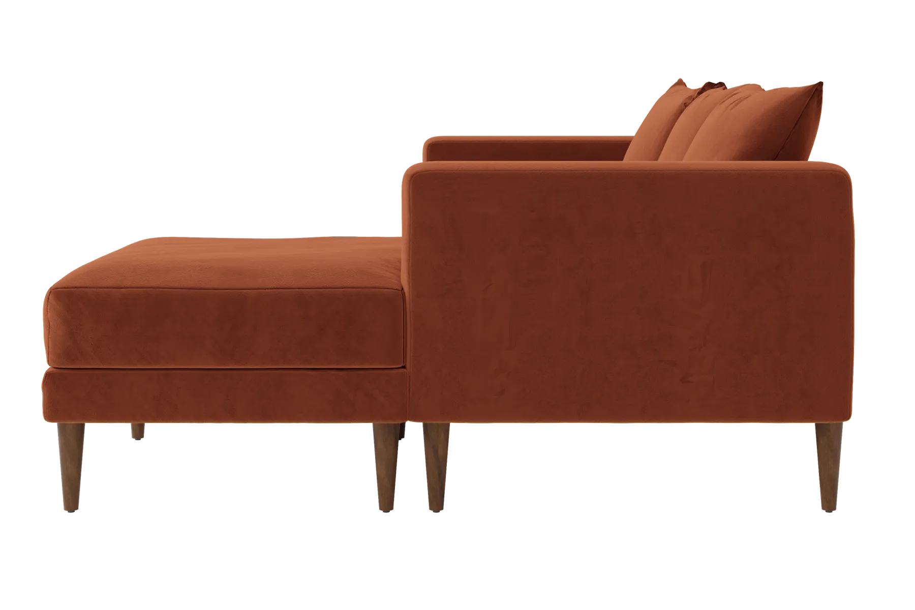 The Essential Sectional in Recycled Velvet