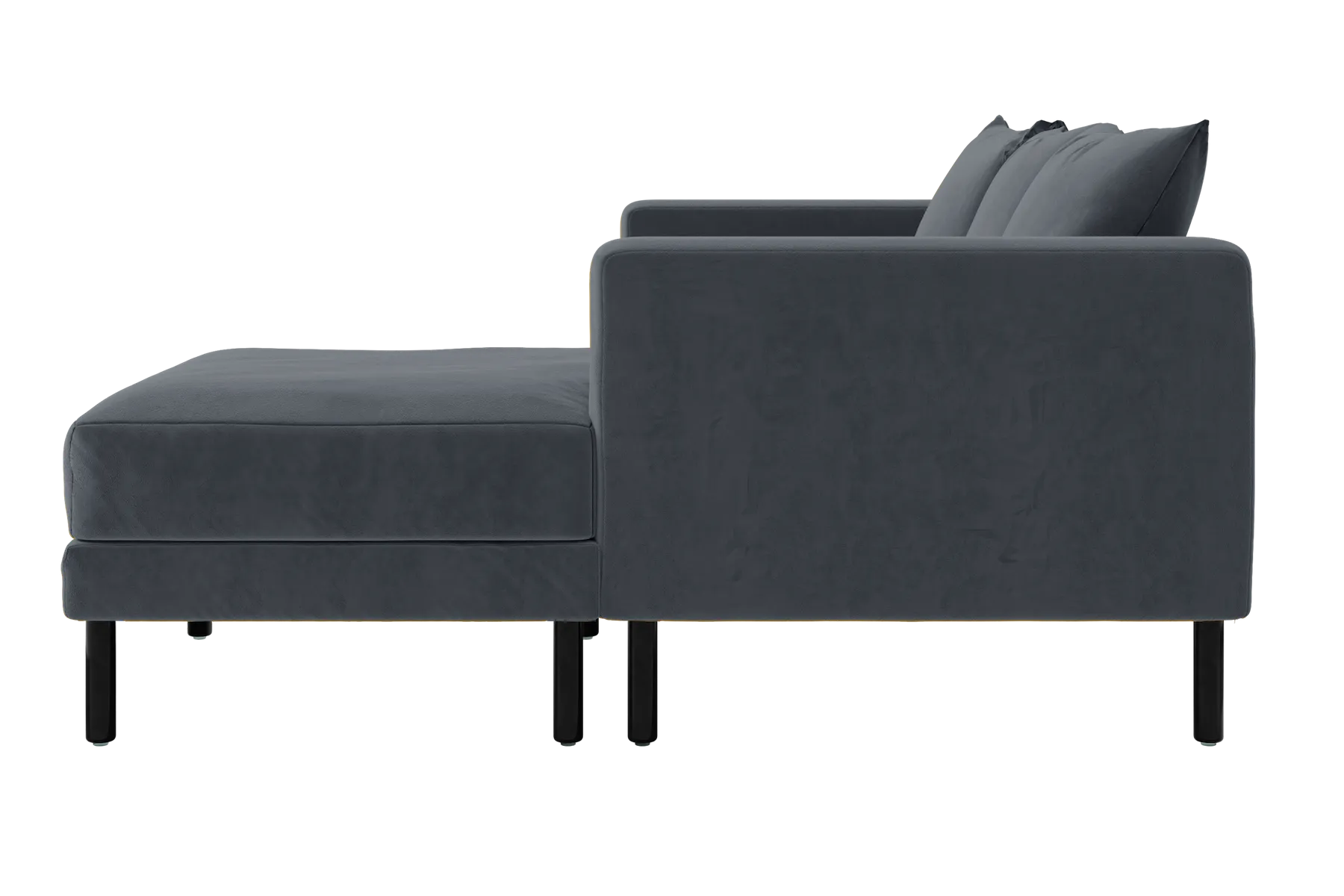 The Essential Sectional in Recycled Velvet