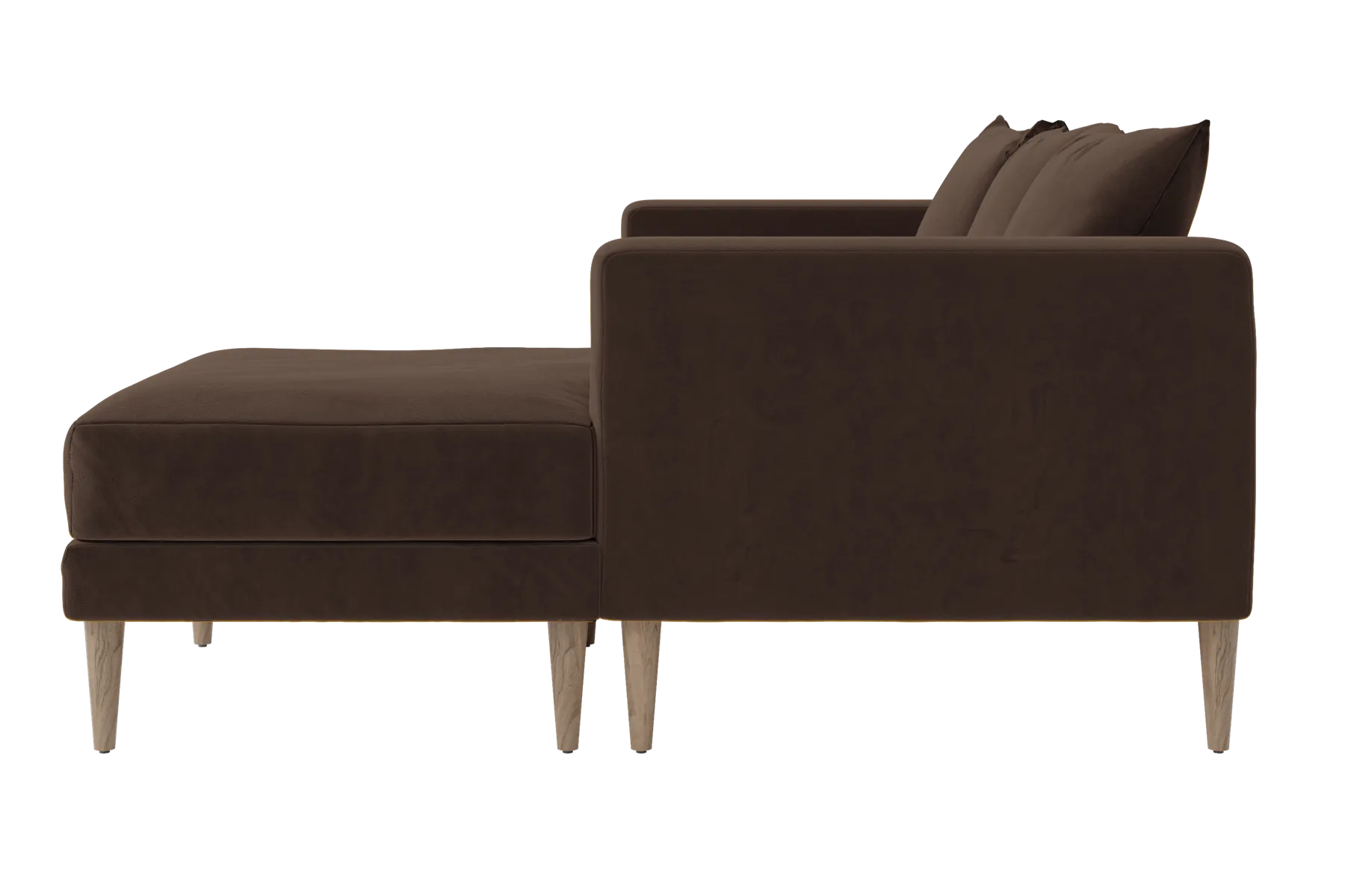 The Essential Sectional in Recycled Velvet
