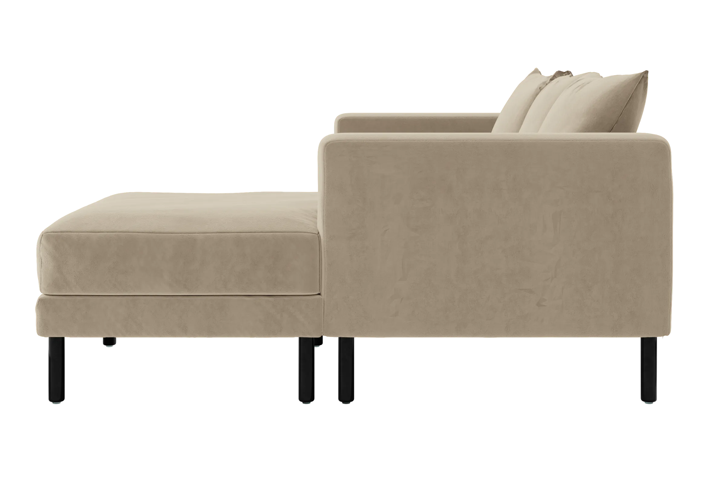 The Essential Sectional in Recycled Velvet