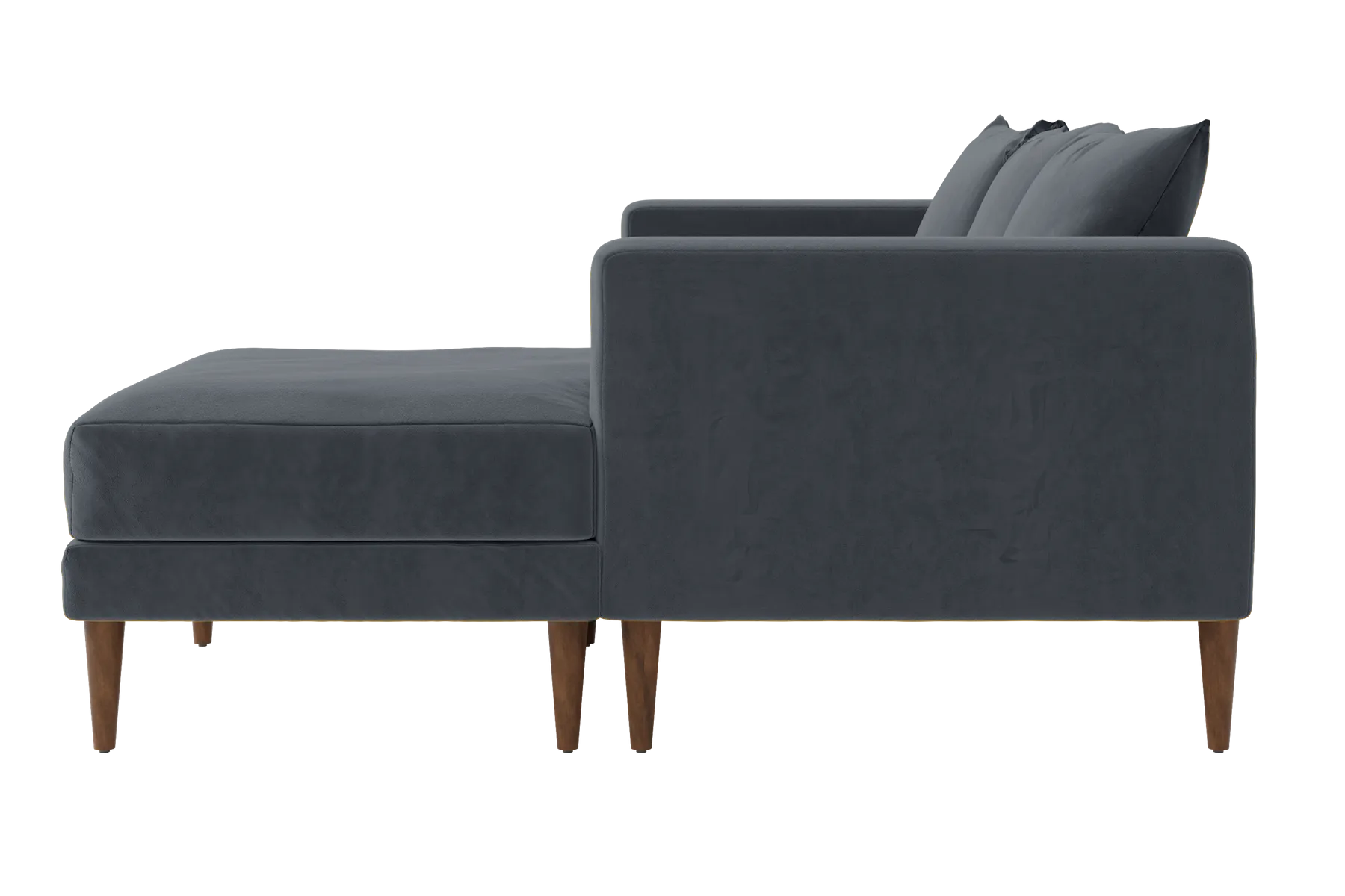 The Essential Sectional in Recycled Velvet