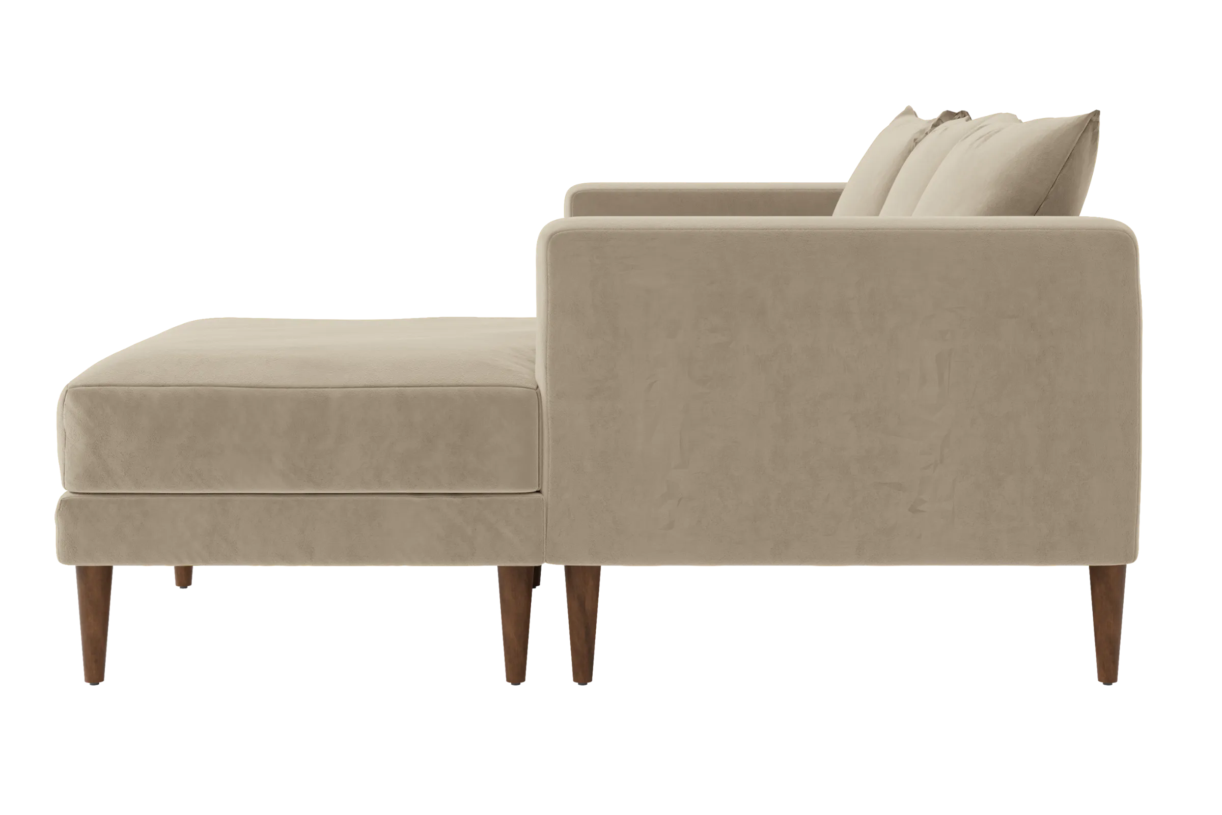 The Essential Sectional in Recycled Velvet