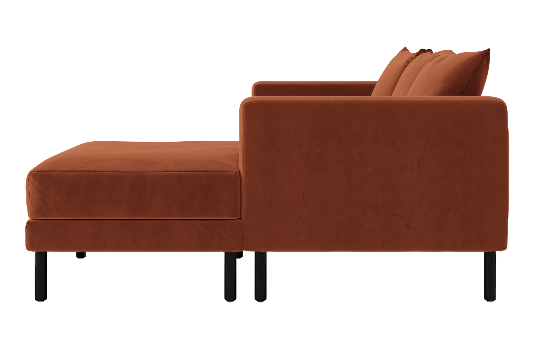 The Essential Sectional in Recycled Velvet