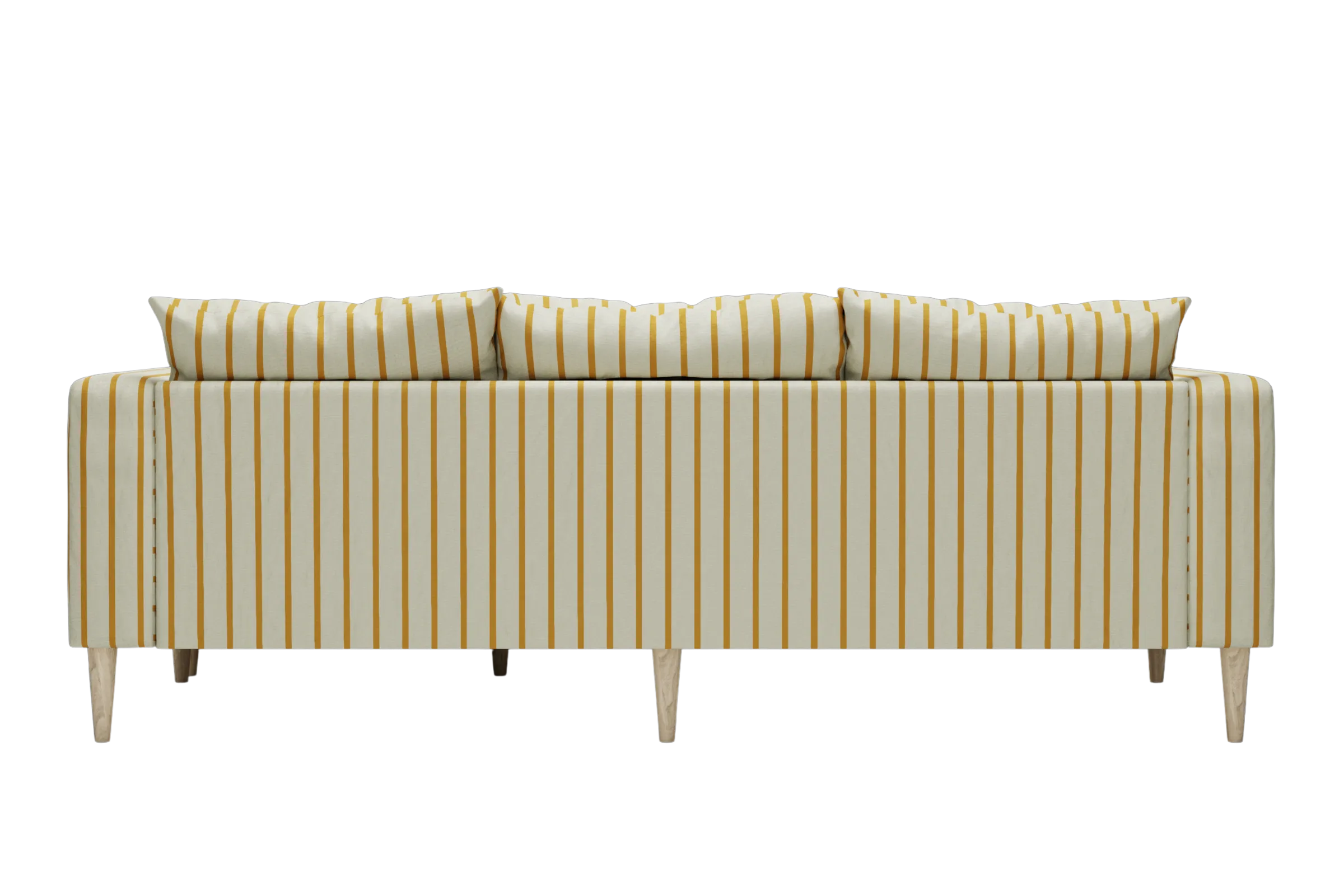 The Essential Sectional in Striped Hemp Blend