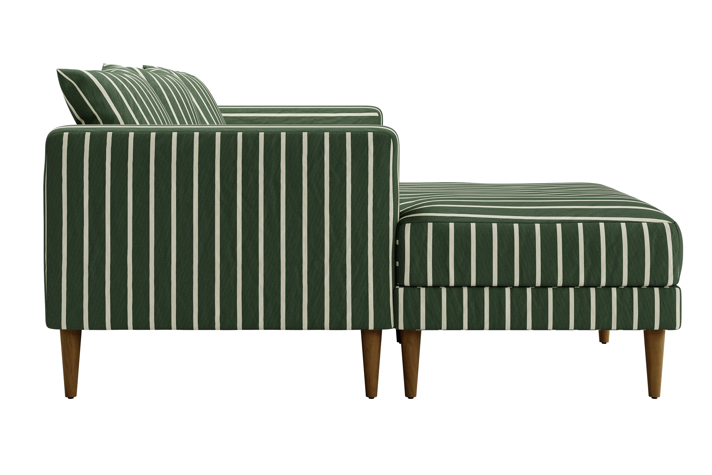 The Essential Sectional in Striped Hemp Blend