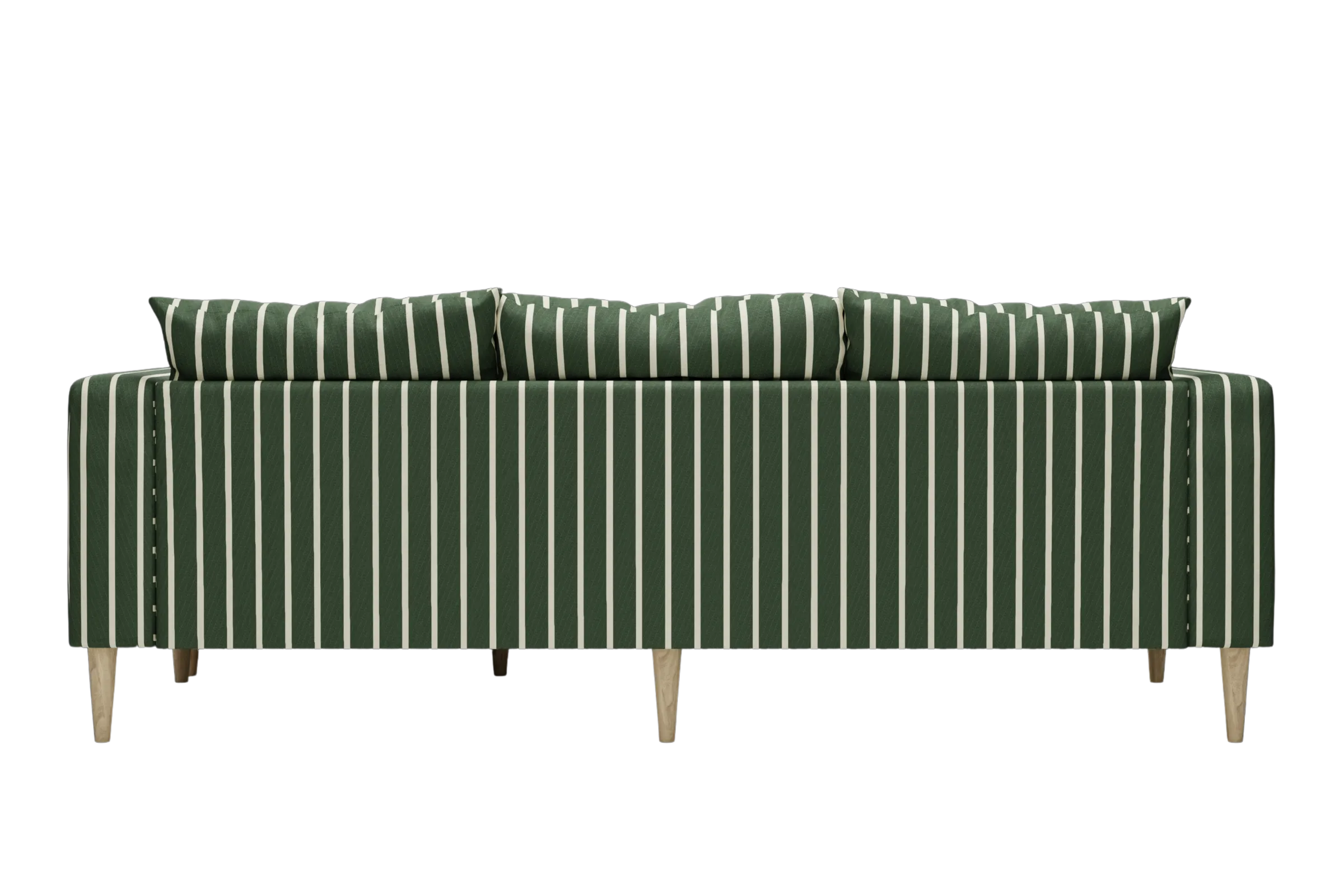 The Essential Sectional in Striped Hemp Blend