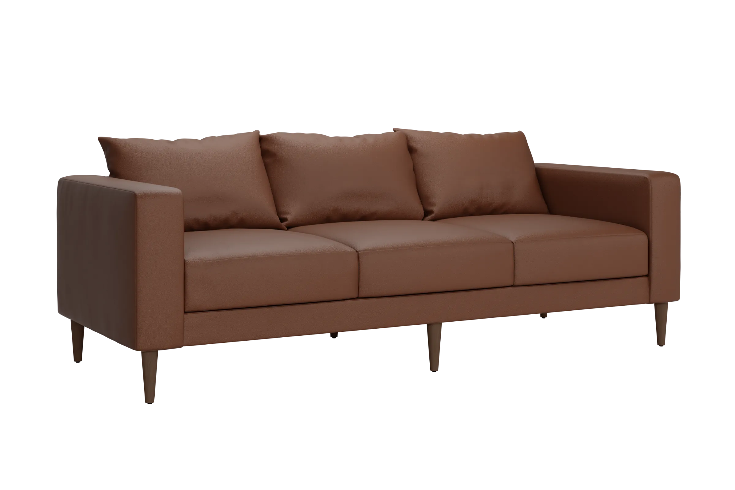 The Essential Sofa in Cactus Leather