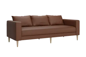 The Essential Sofa in Cactus Leather