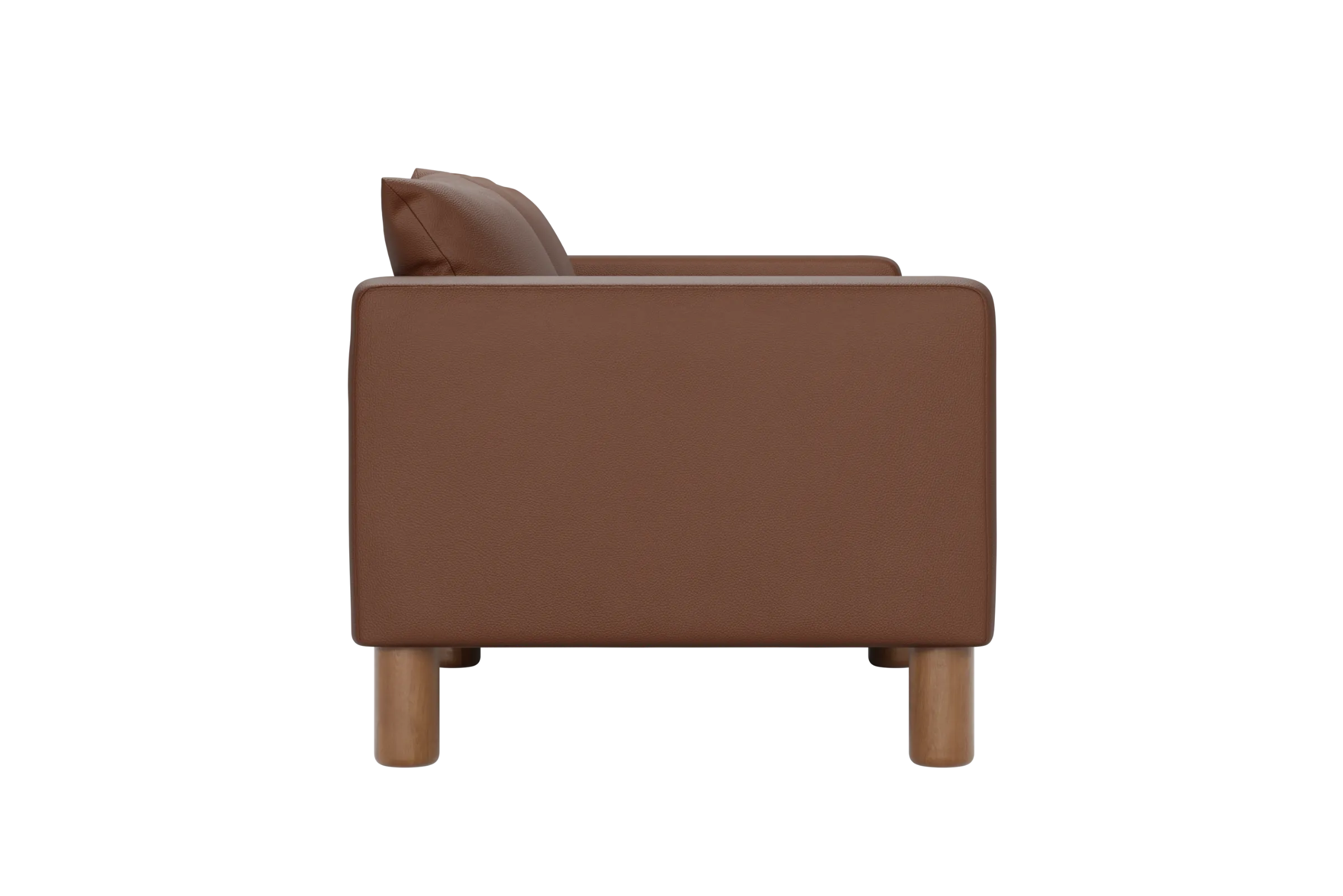 The Essential Sofa in Cactus Leather
