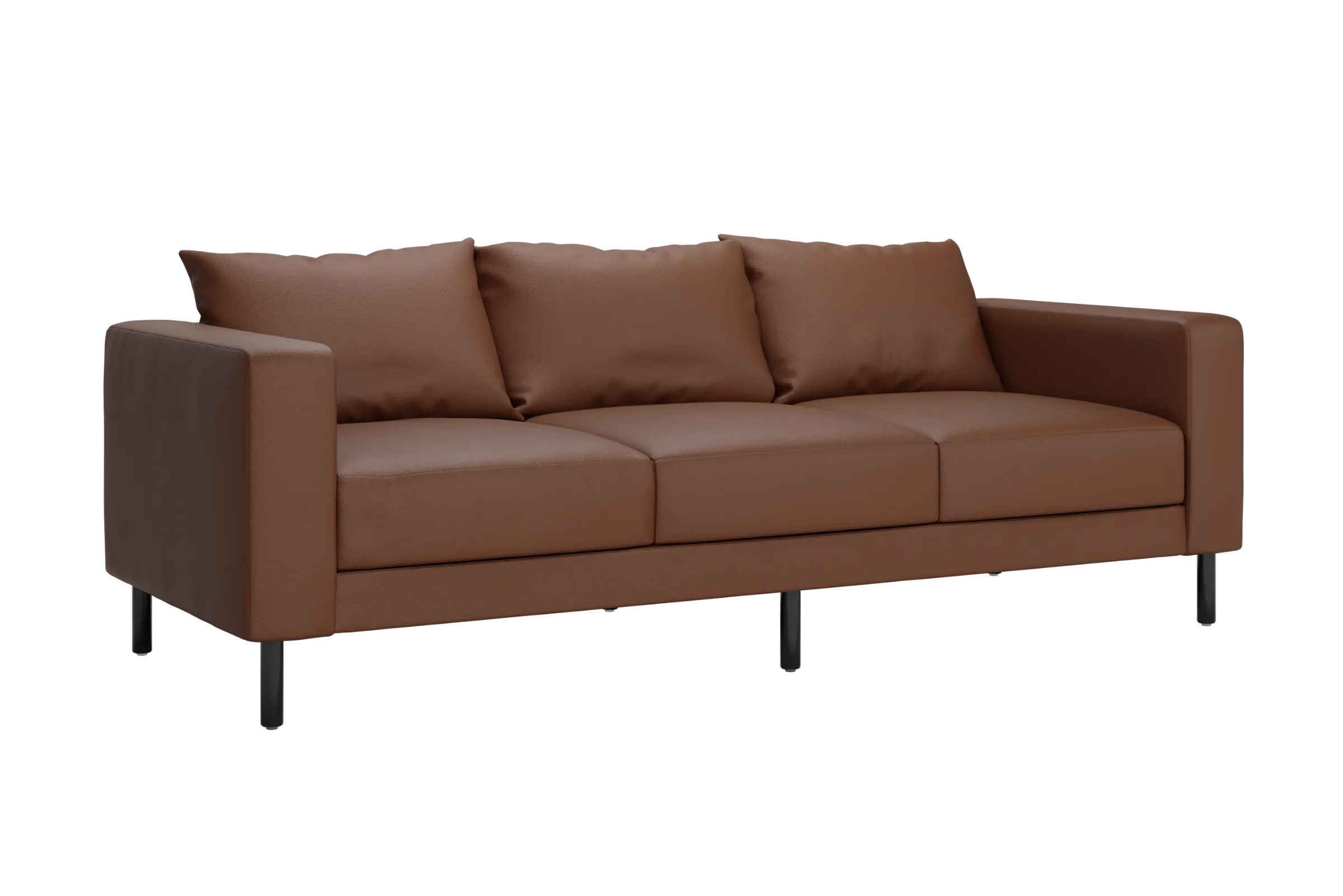 The Essential Sofa in Cactus Leather