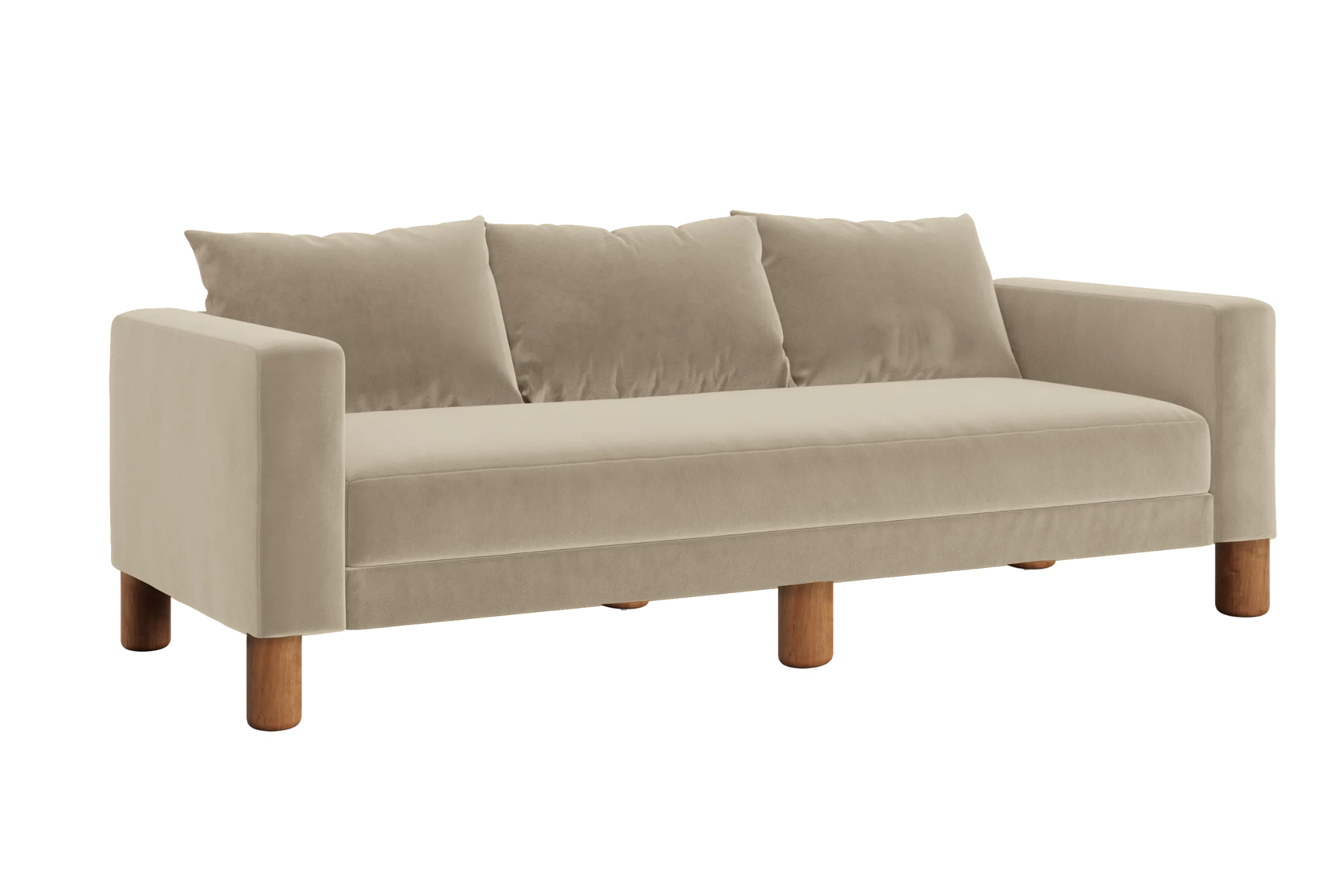 The Essential Sofa in Recycled Velvet