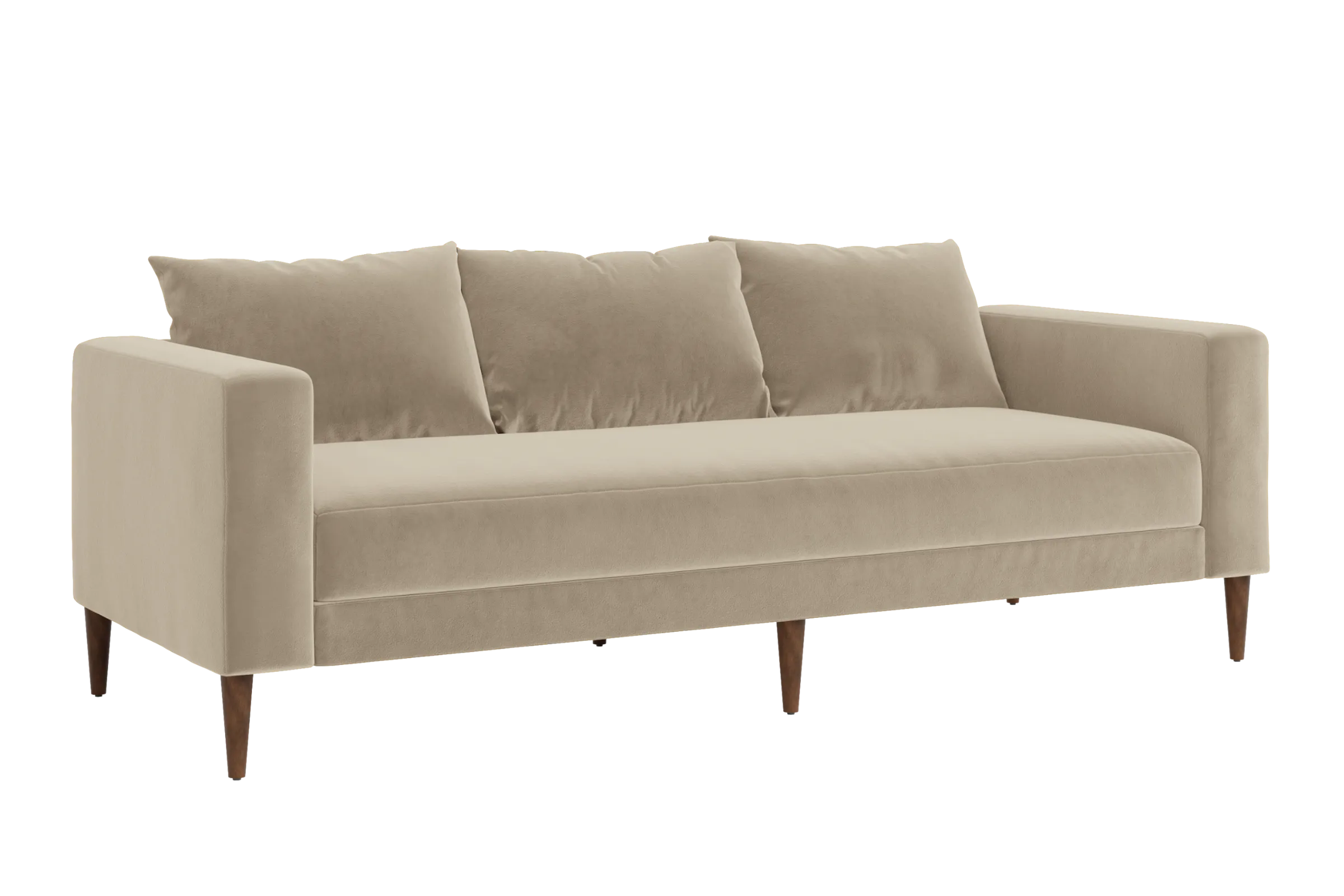 The Essential Sofa in Recycled Velvet