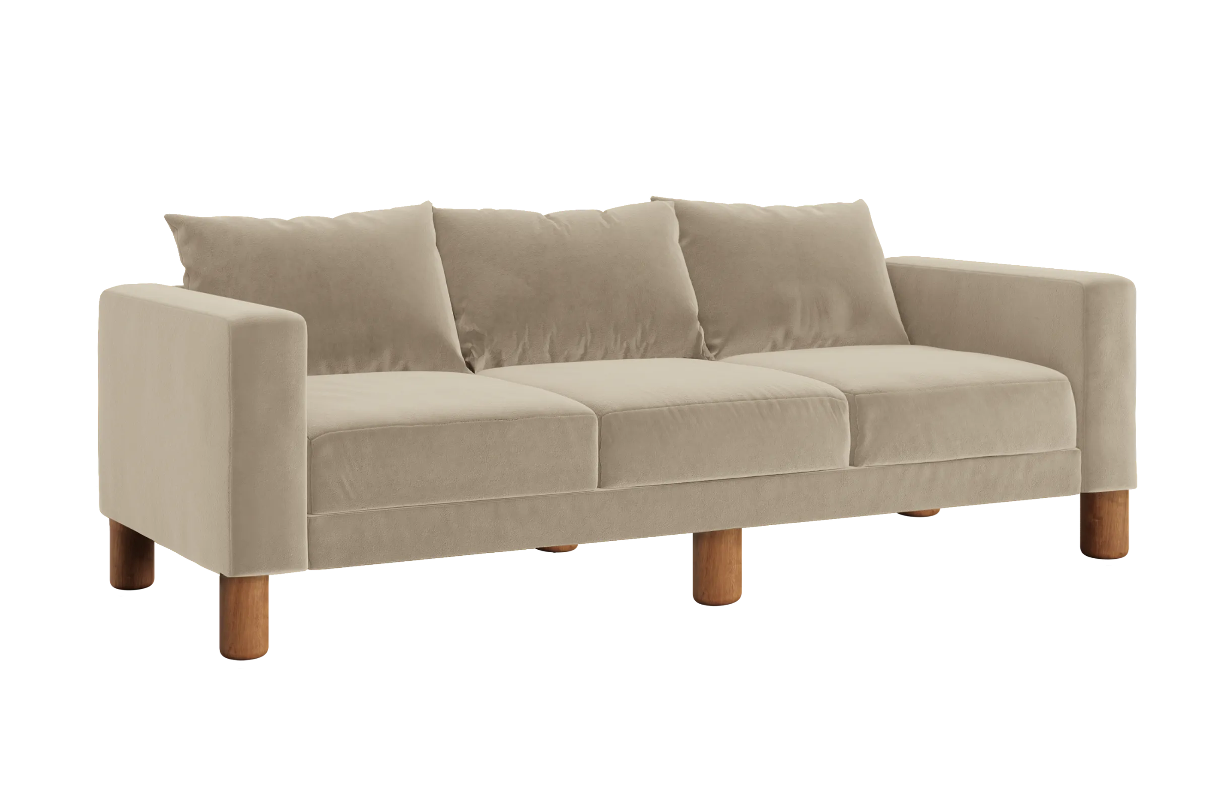 The Essential Sofa in Recycled Velvet