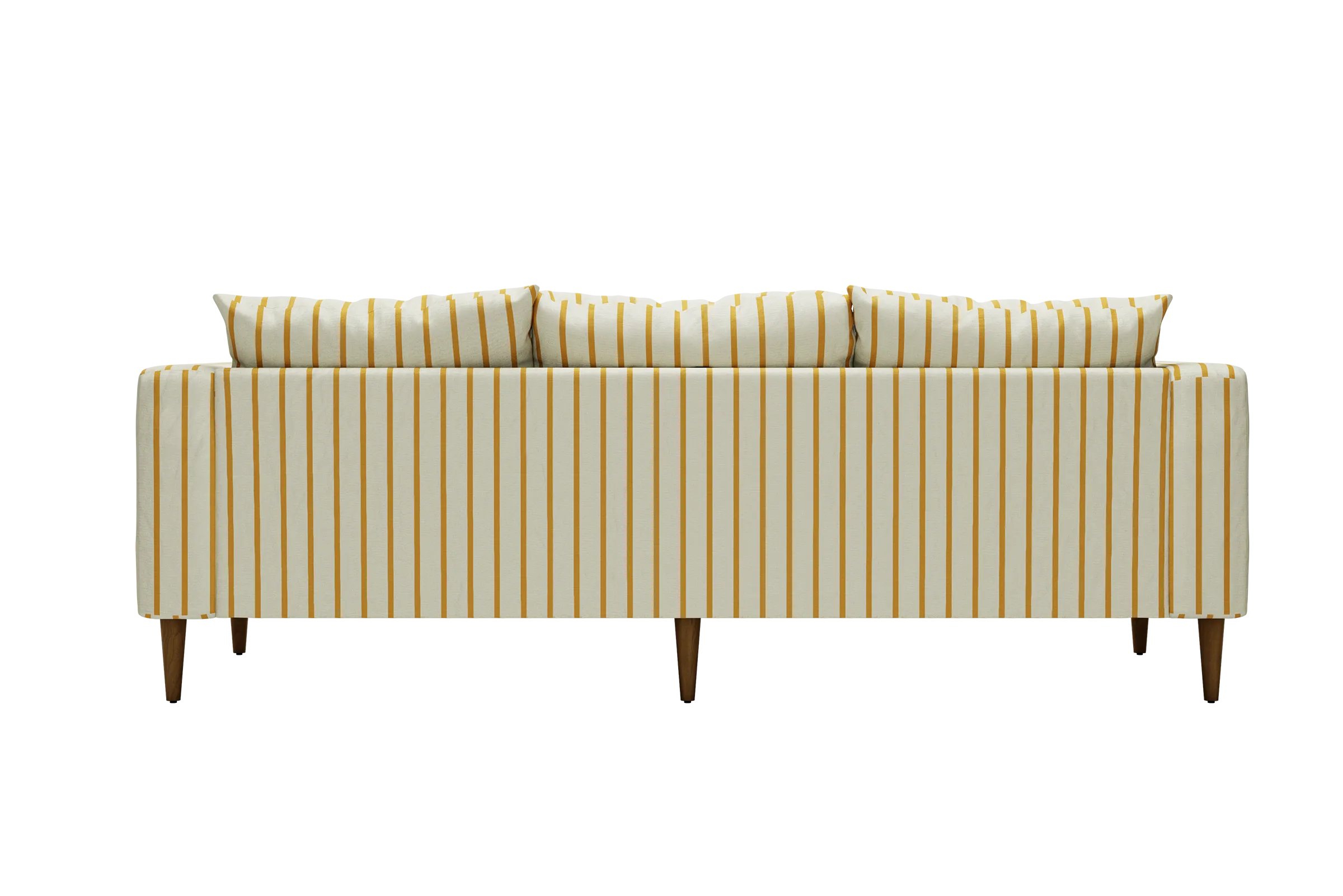 The Essential Sofa in Striped Hemp Blend