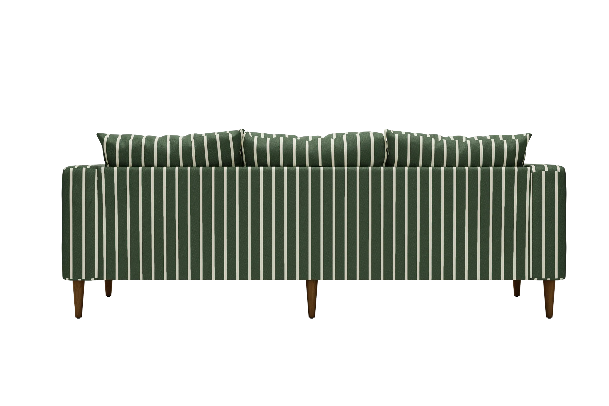 The Essential Sofa in Striped Hemp Blend