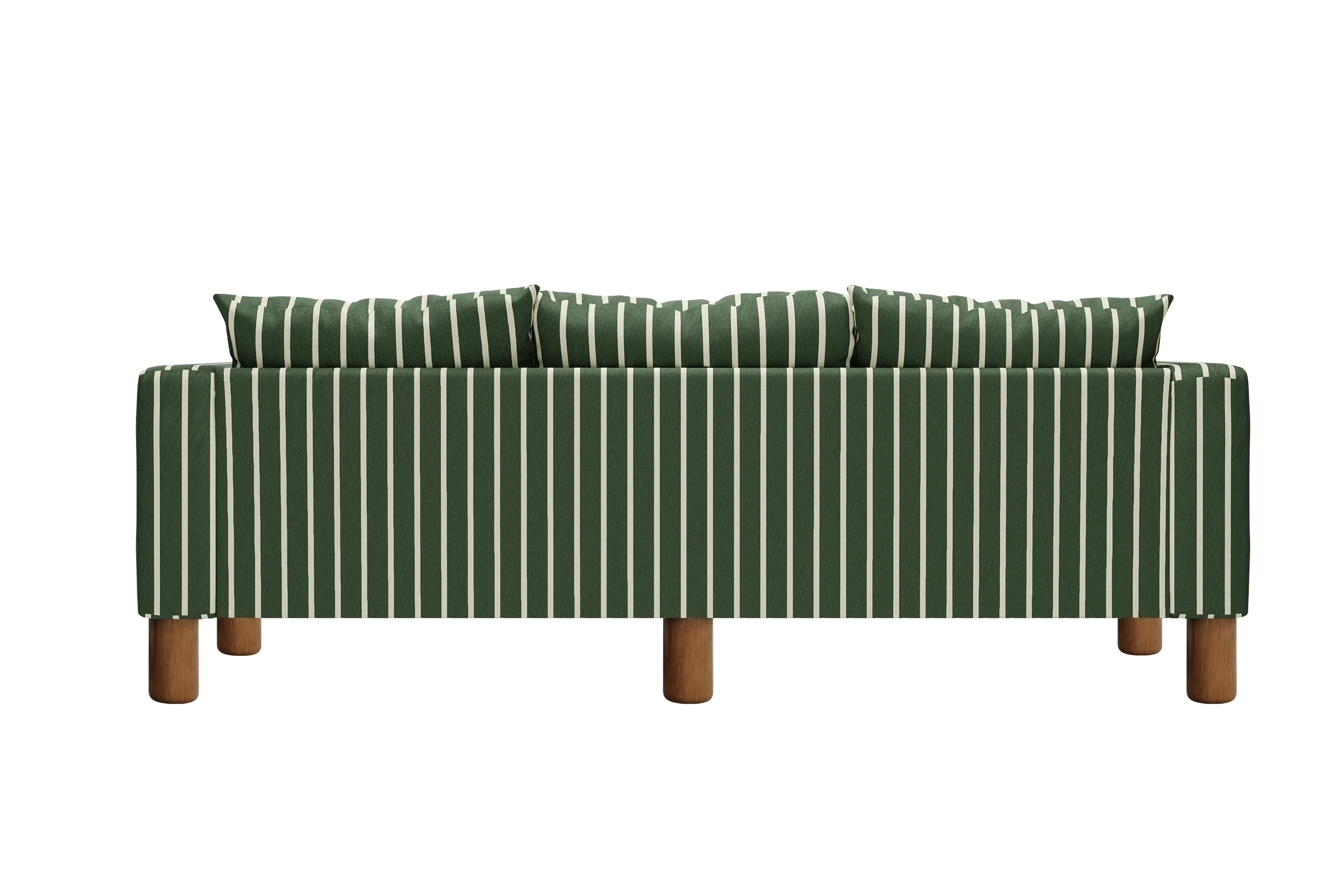 The Essential Sofa in Striped Hemp Blend