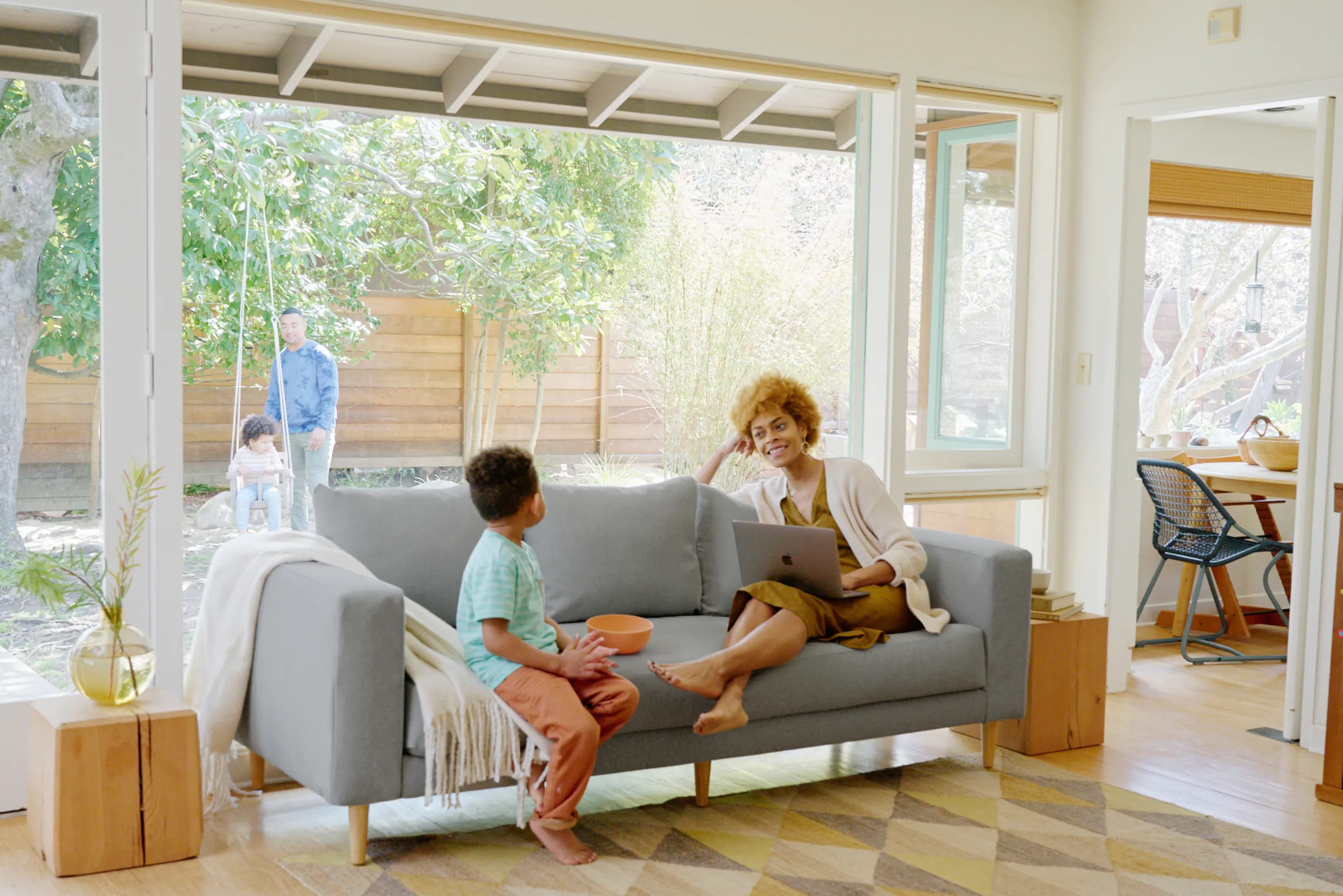 The Essential Sofa in Upcycled Poly