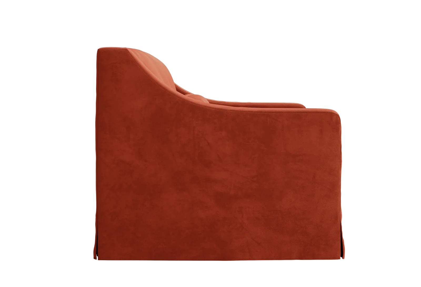 The Evergreen Loveseat in Recycled Velvet