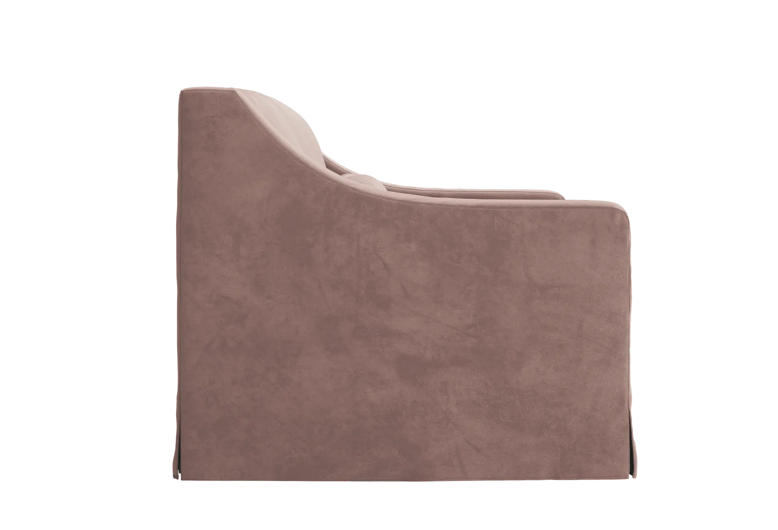 The Evergreen Loveseat in Recycled Velvet
