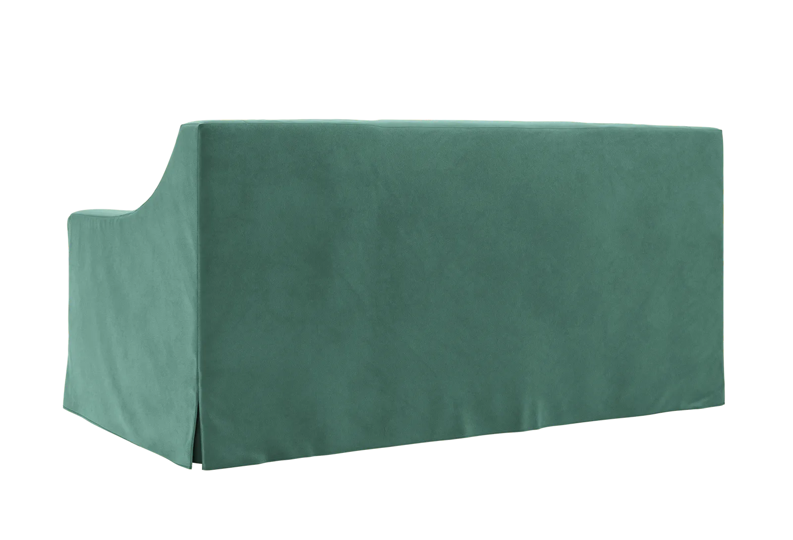 The Evergreen Loveseat in Recycled Velvet