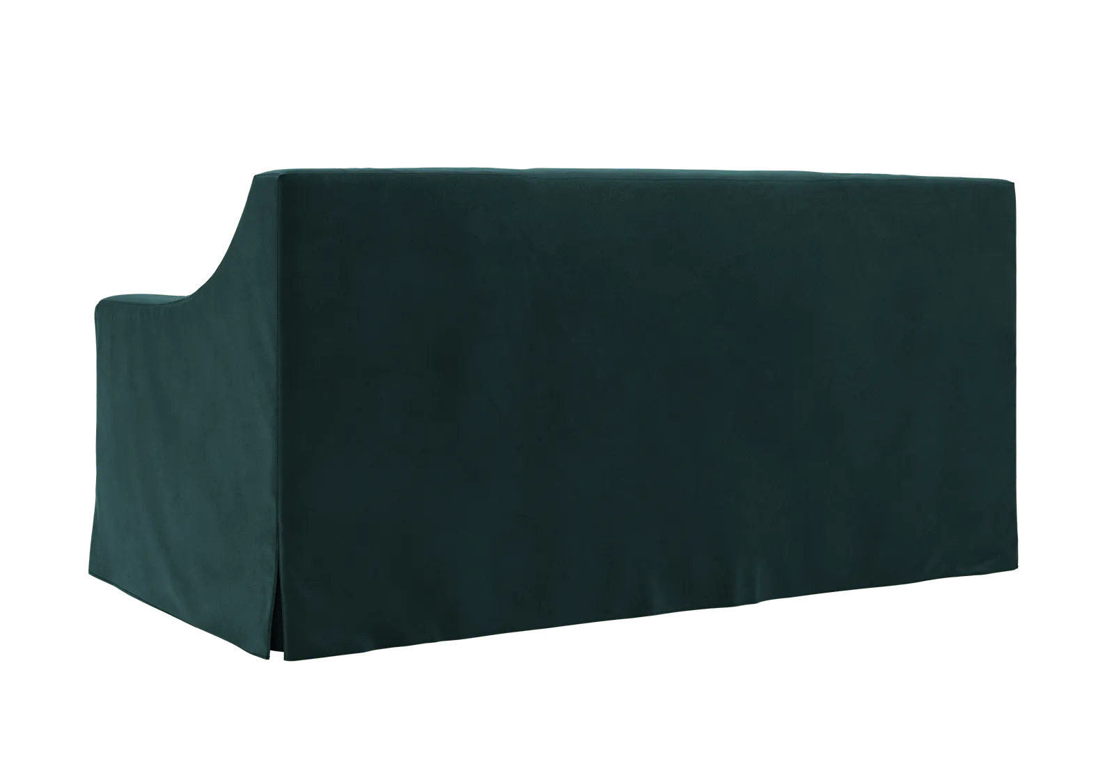 The Evergreen Loveseat in Recycled Velvet