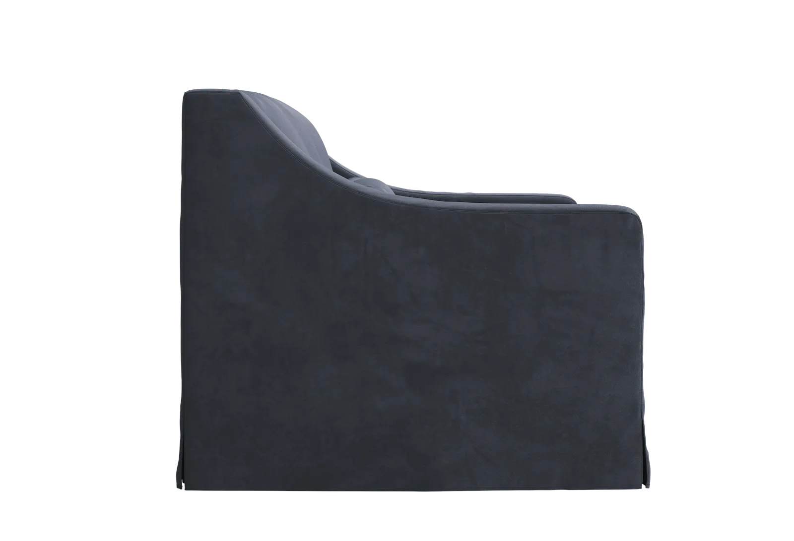 The Evergreen Loveseat in Recycled Velvet
