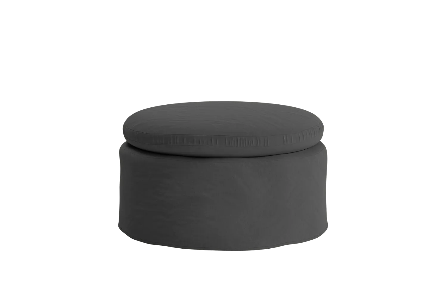 The Evergreen Ottoman in Hemp