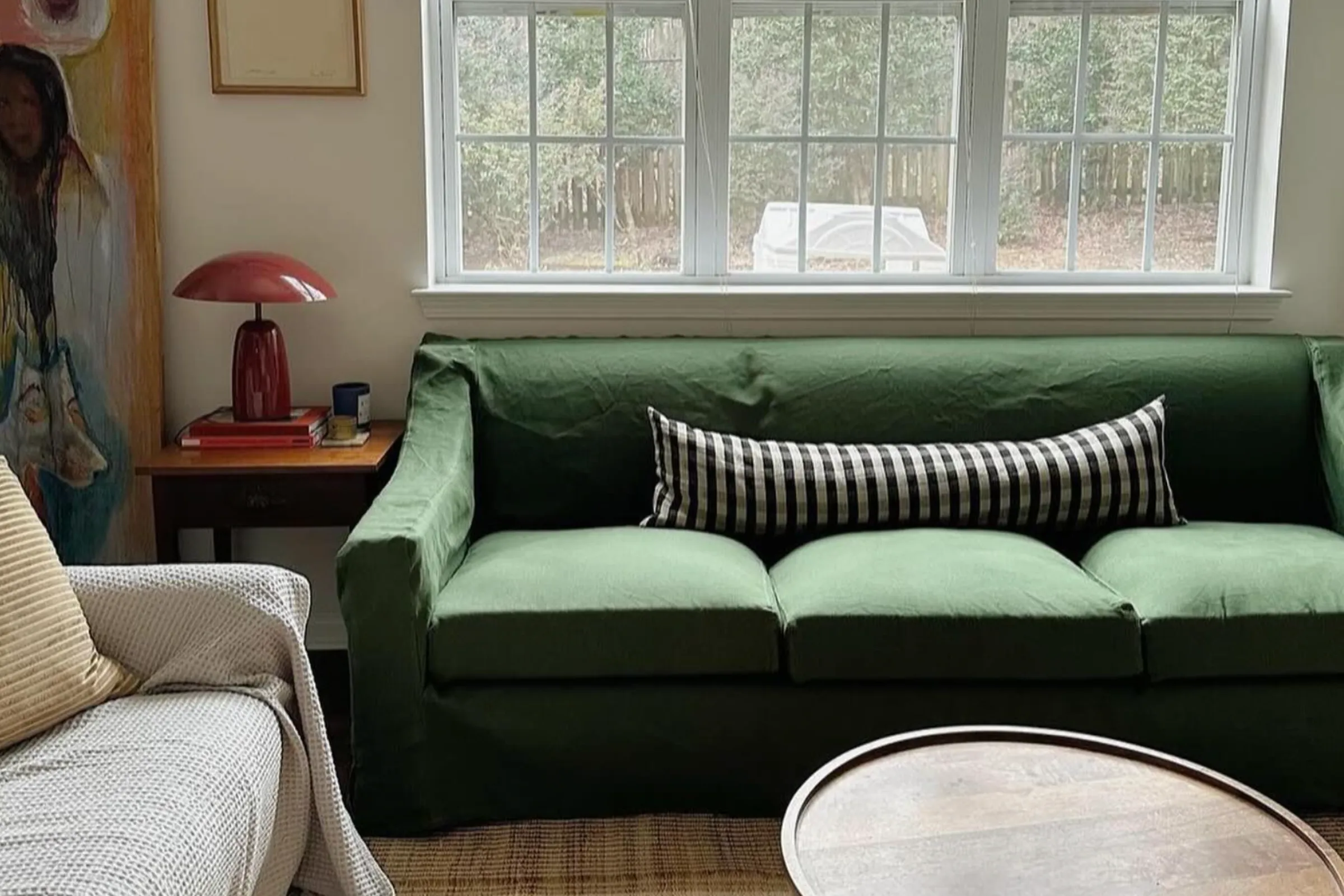 The Evergreen Sofa in Hemp