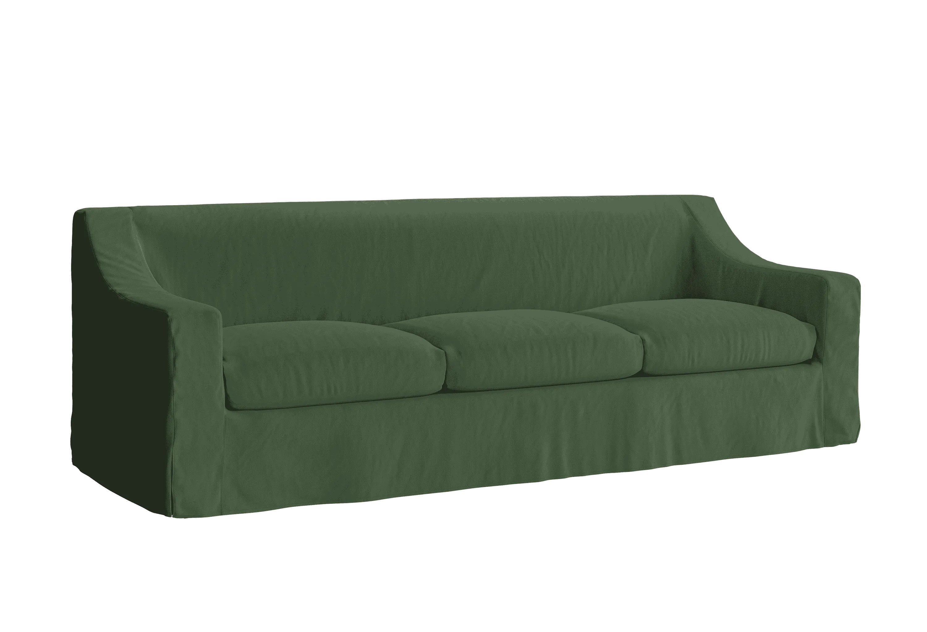 The Evergreen Sofa in Hemp