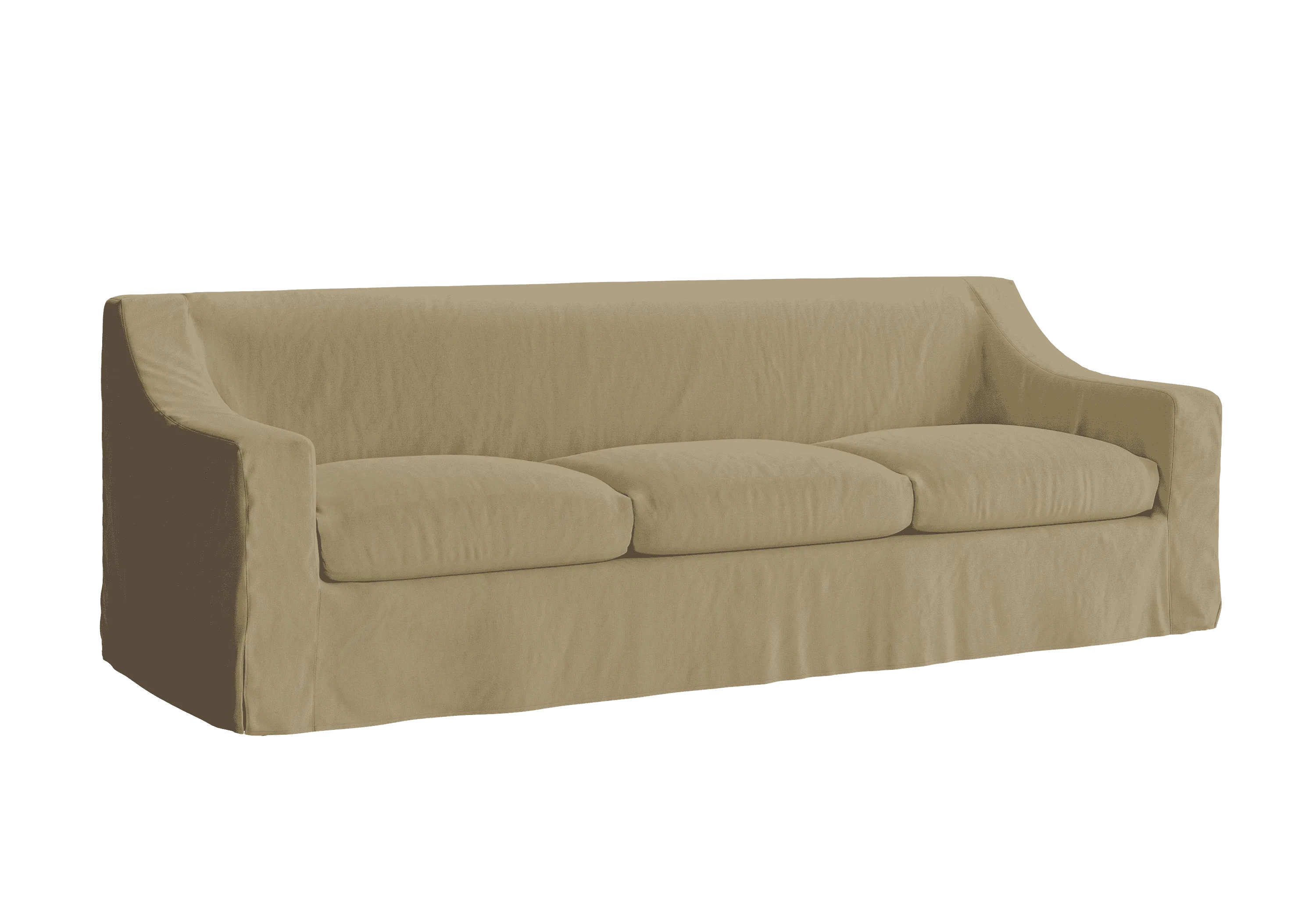 The Evergreen Sofa in Hemp