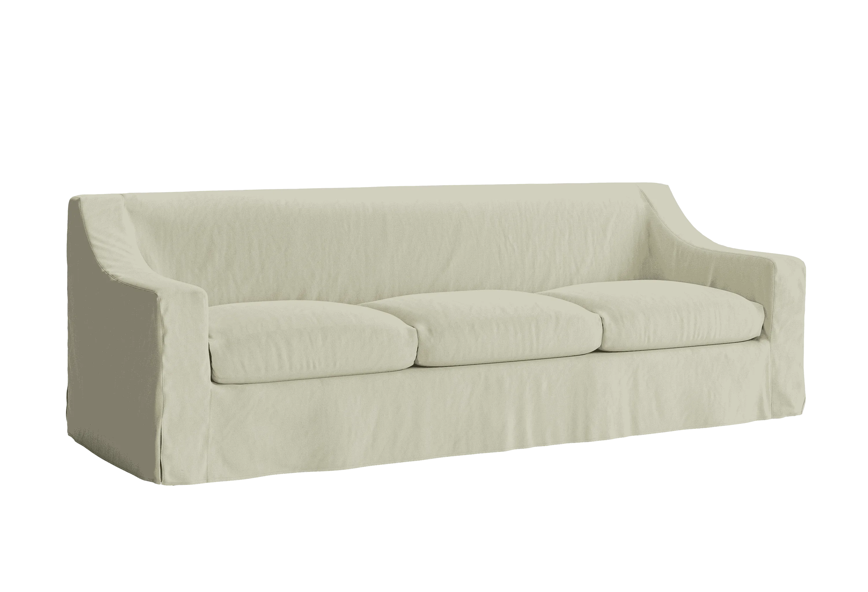 The Evergreen Sofa in Hemp