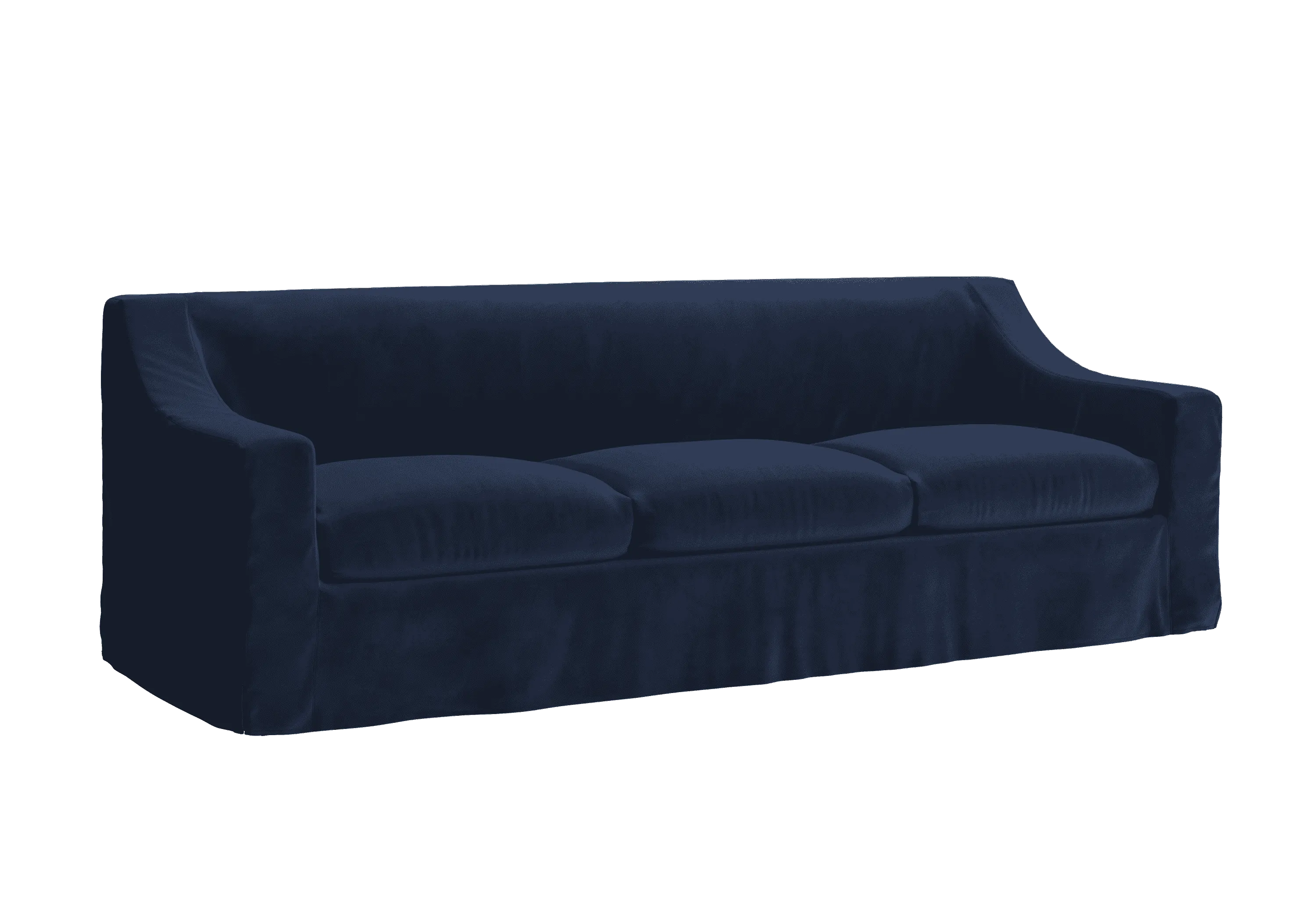 The Evergreen Sofa in Recycled Velvet