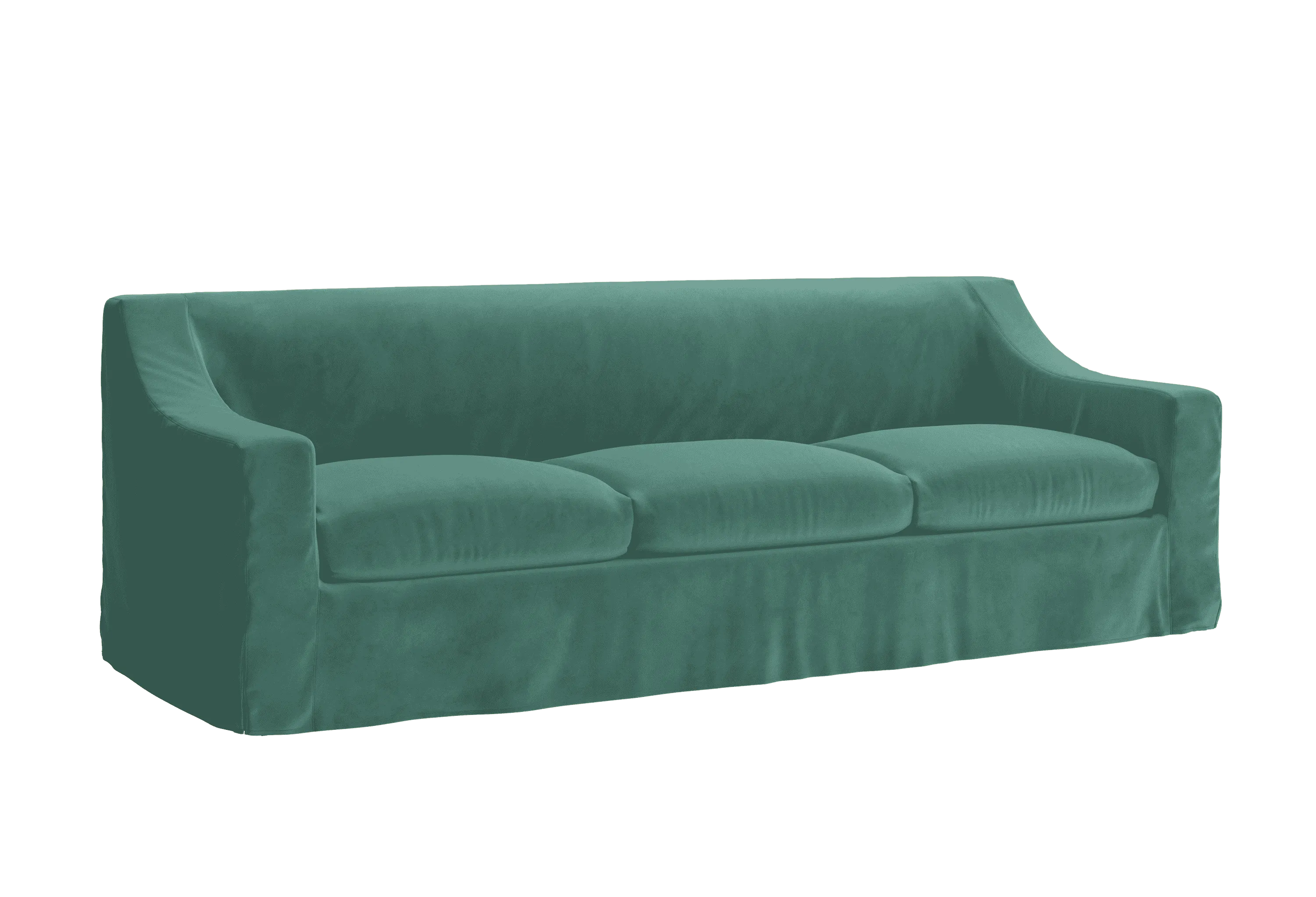 The Evergreen Sofa in Recycled Velvet