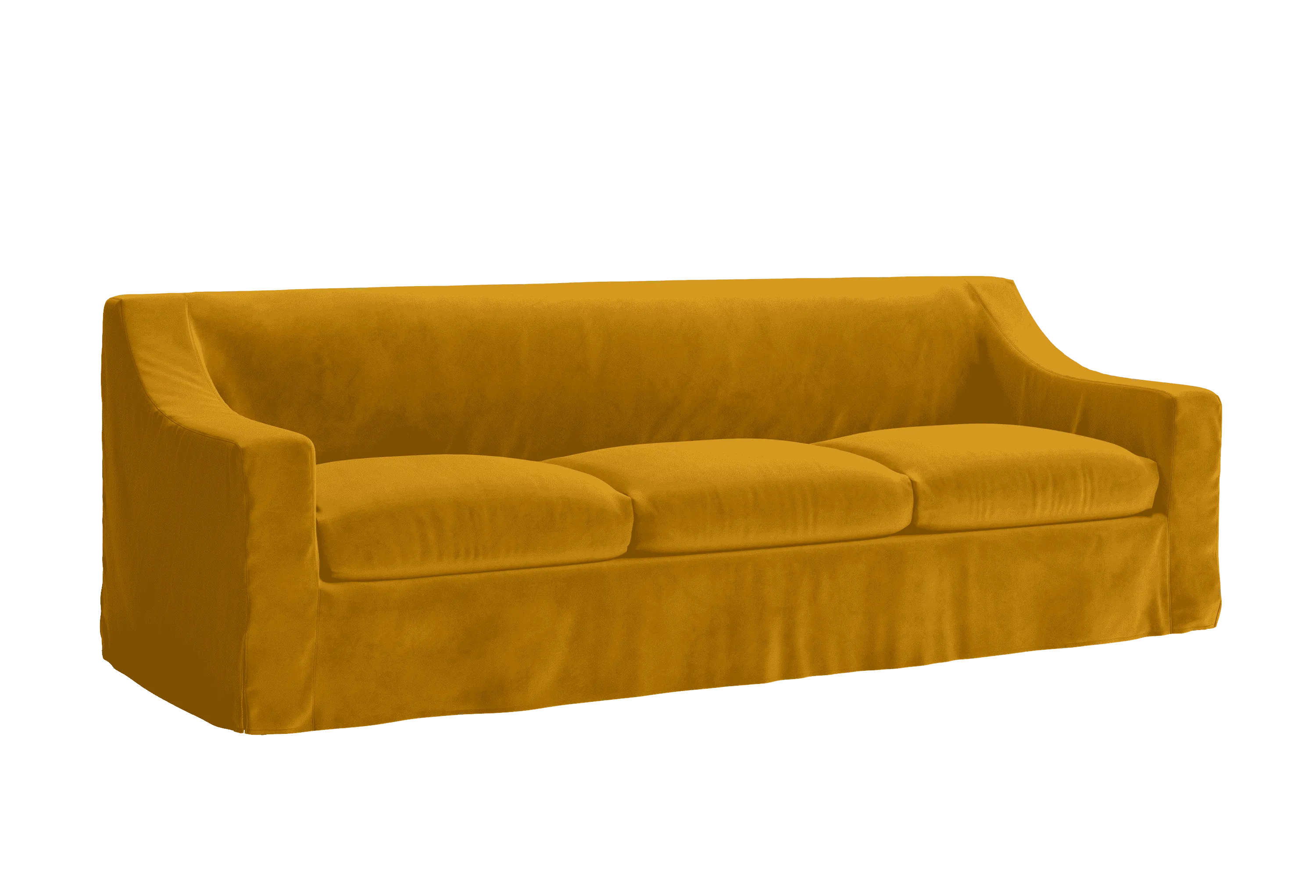 The Evergreen Sofa in Recycled Velvet