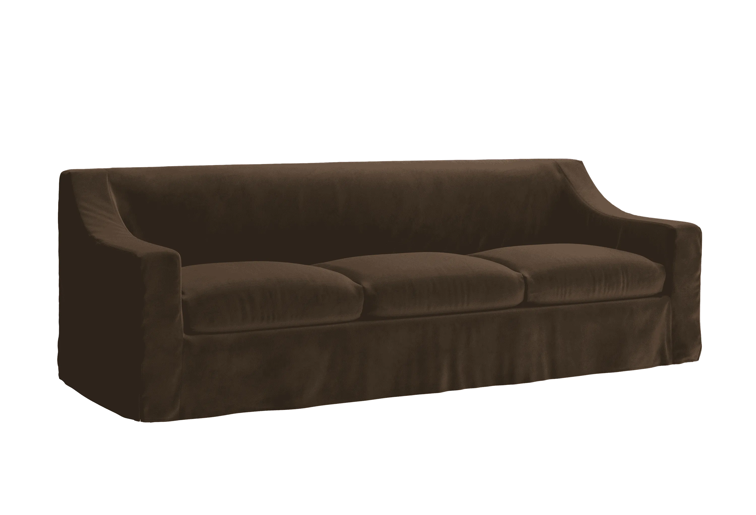 The Evergreen Sofa in Recycled Velvet