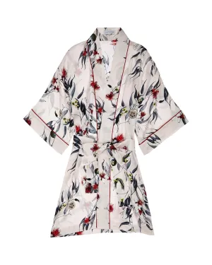 Trailing Guava Piped Kimono