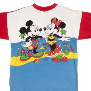 VINTAGE WALT DISNEY MICKEY & MINNIE MOUSE 1990S TEE SHIRT SIZE XL