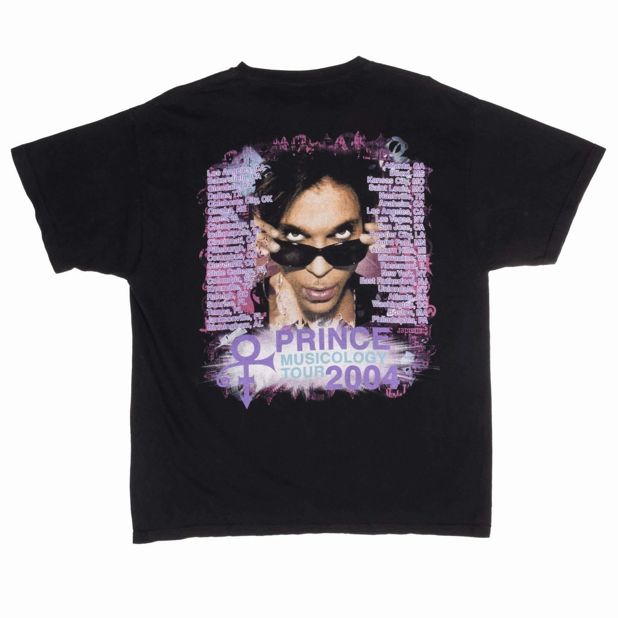 VINTAGE PRINCE TEE SHIRT Musicology Tour 2004 SIZE XL