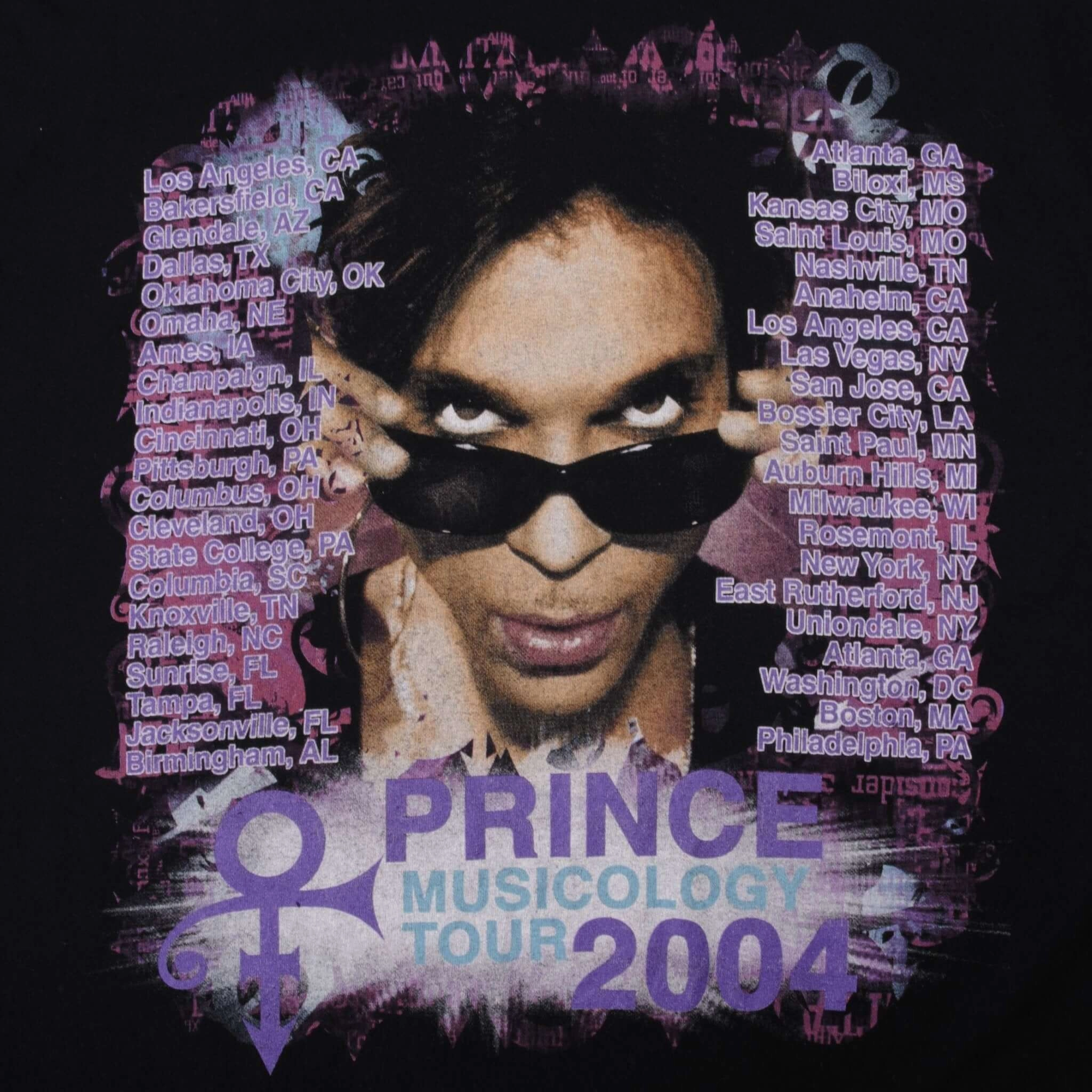 VINTAGE PRINCE TEE SHIRT Musicology Tour 2004 SIZE XL