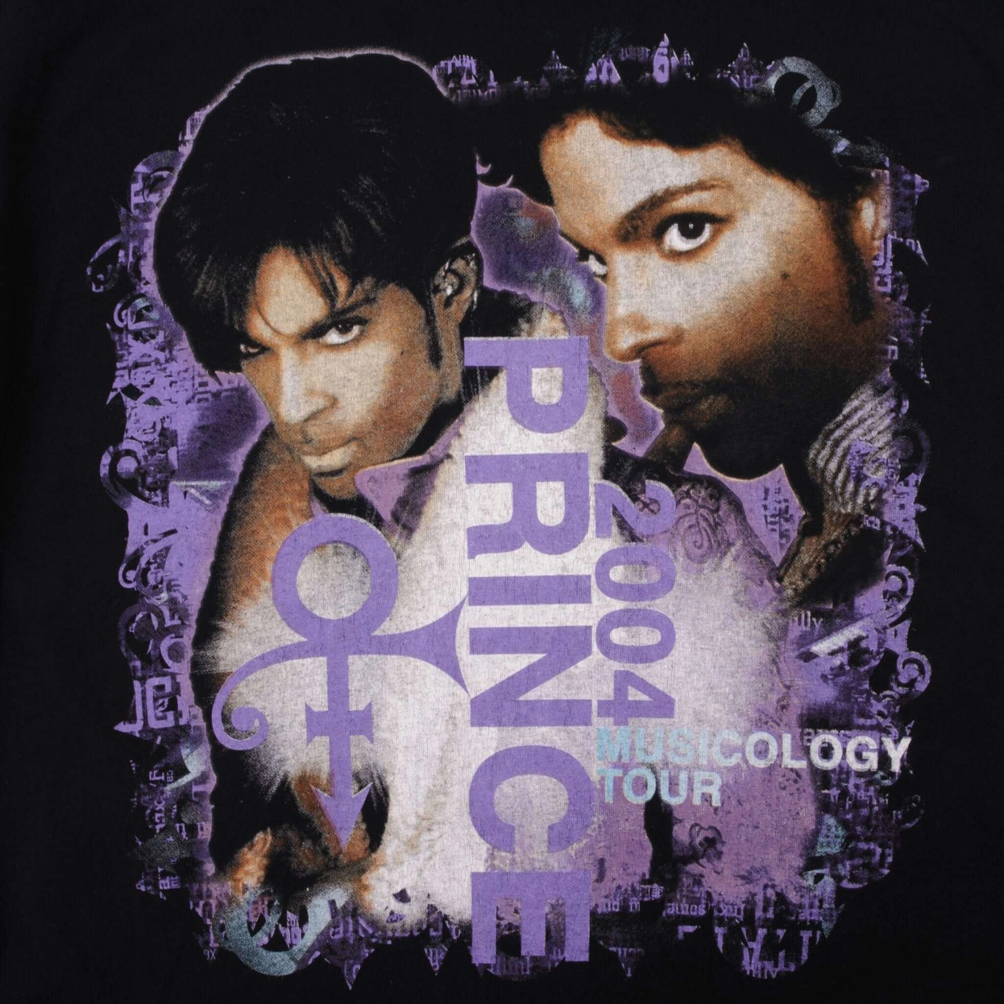 VINTAGE PRINCE TEE SHIRT Musicology Tour 2004 SIZE XL