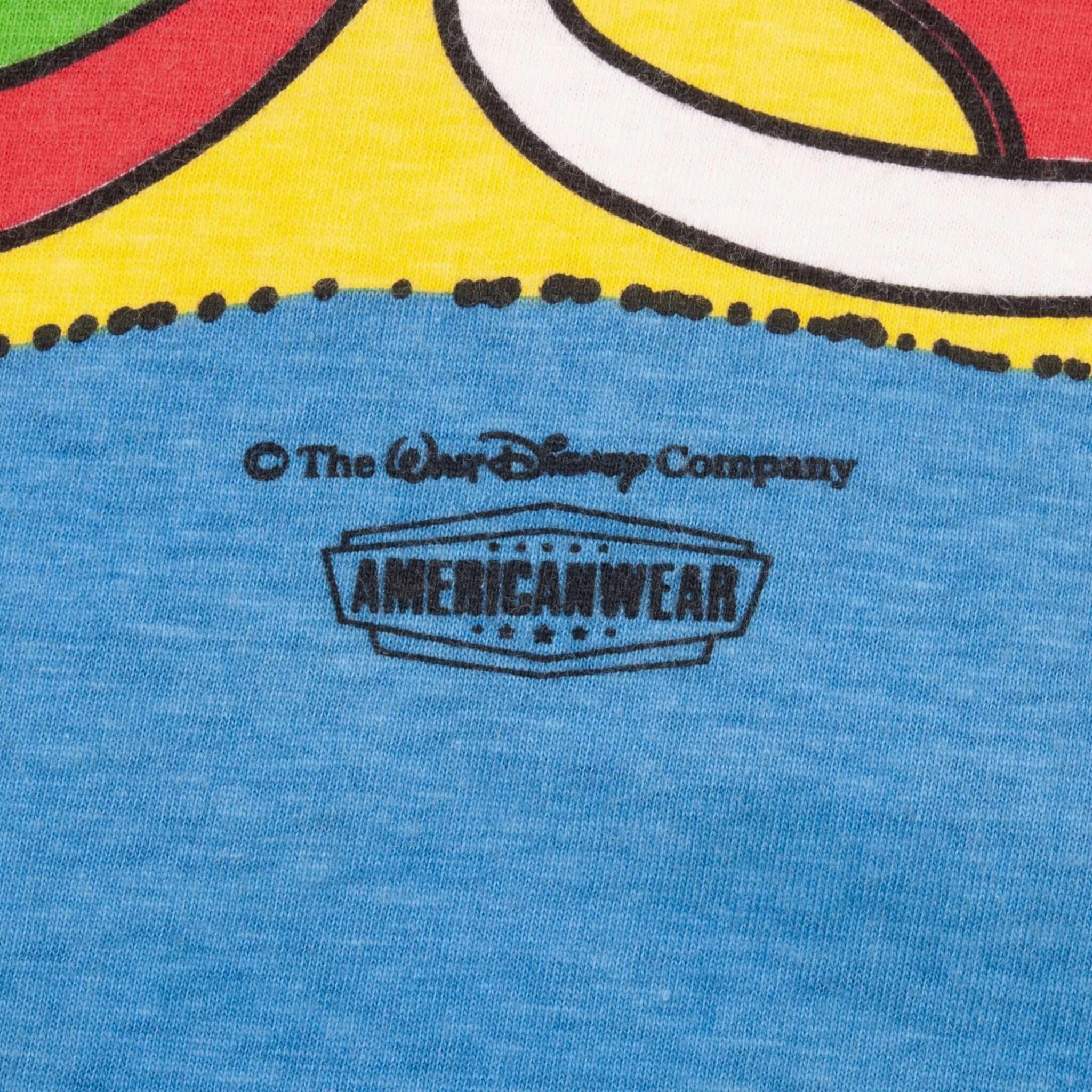 VINTAGE WALT DISNEY MICKEY & MINNIE MOUSE 1990S TEE SHIRT SIZE XL