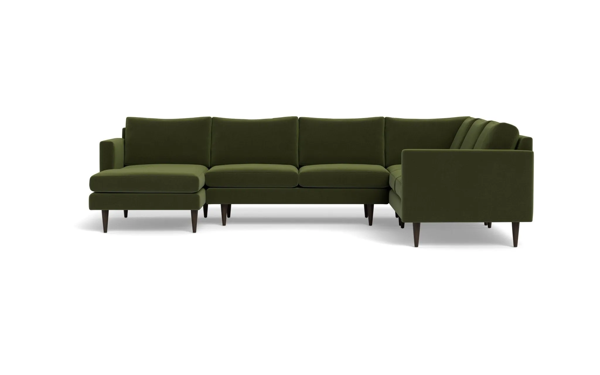 Wallace 131" Untufted Corner Sectionals w. Left Chaise
